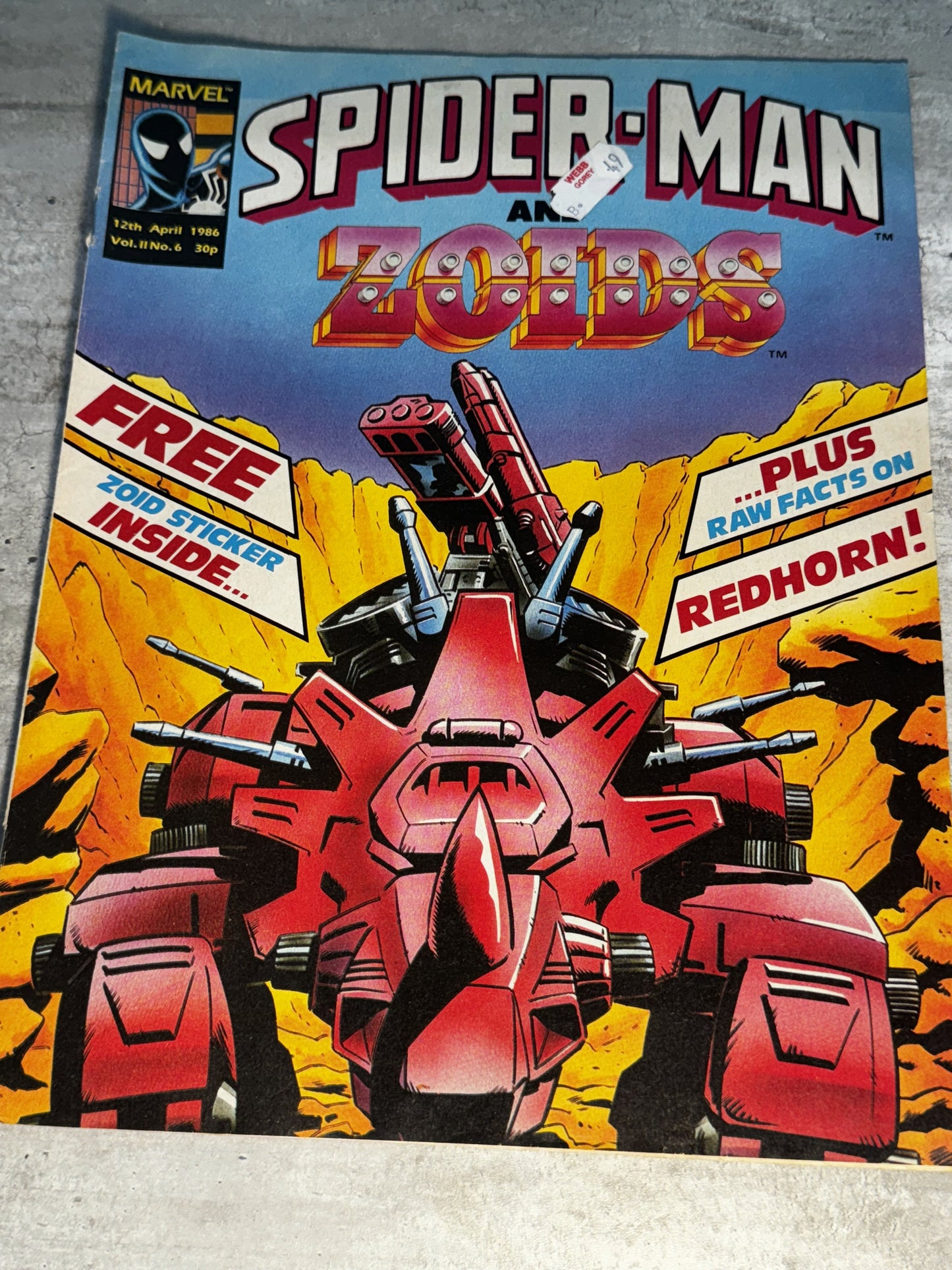 1986 - Marvel Comics - Spider-Man And Zoids #6 - VF - English 1