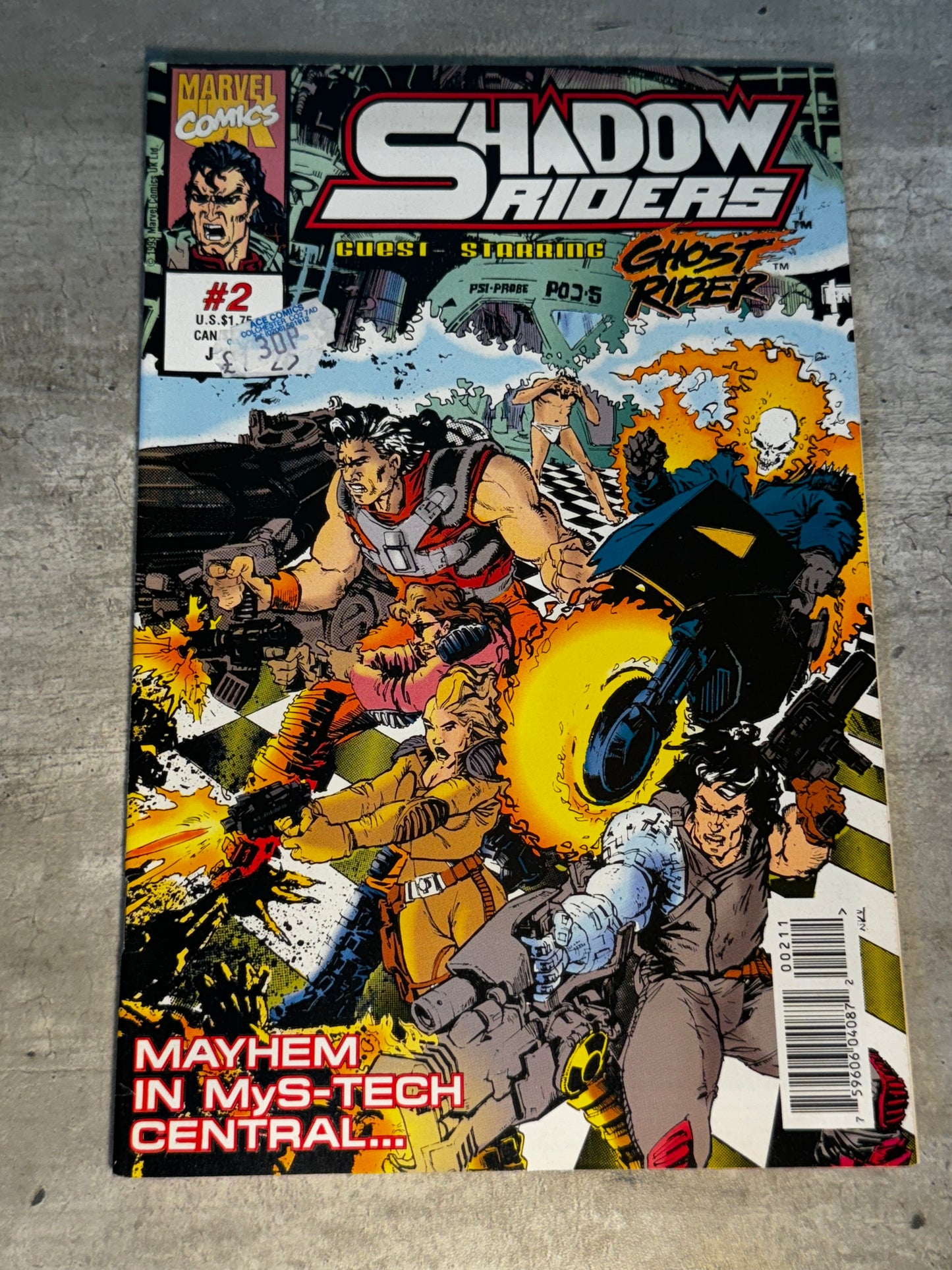 Shadow Riders America 1993 - Marvel Comics - Shadow Riders #2 - VF+ - English β Siomic Comics