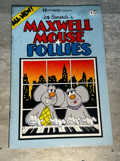 1986 - Renegade Press - Maxwell Mouse Follies #1 - VF - English 1