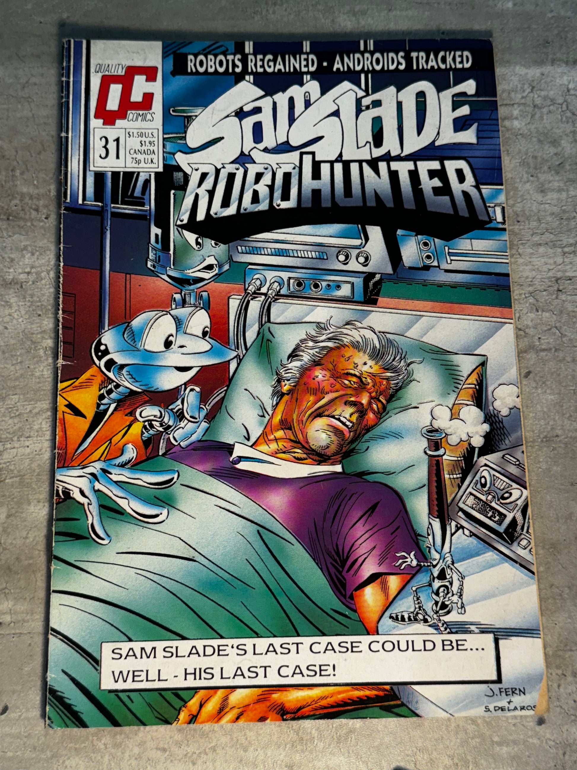 1989 - Quality Comics - Sam Slade Robo-Hunter #31 - F - English 1