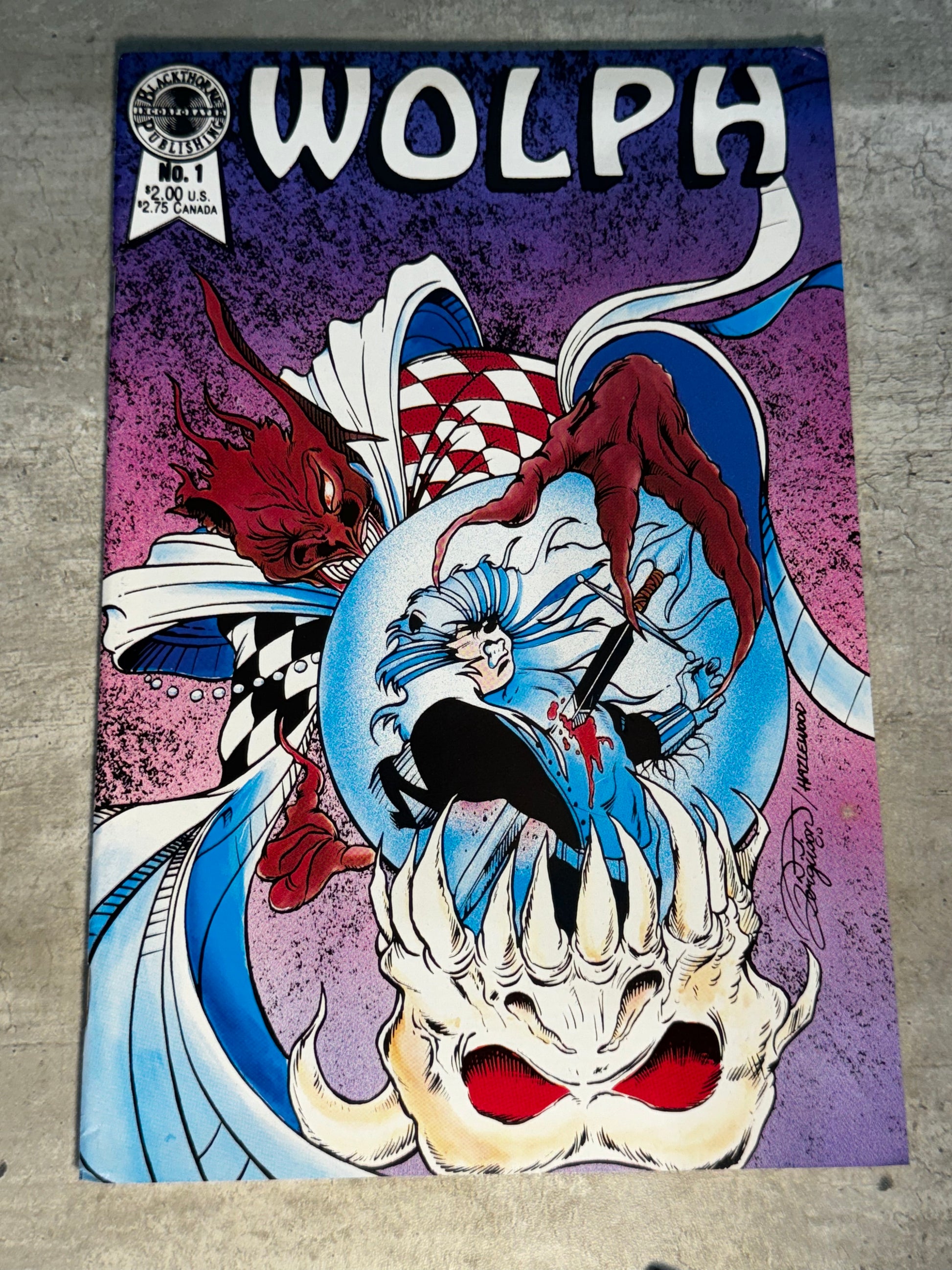 1987 - Blackthorne Publishing - Wolph #1 - VF+ - English 1