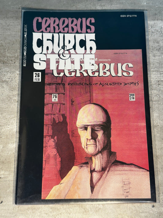 1991 - Aardvark-Vanaheim - Cerebus: Church & State #26 - NM- - English 1