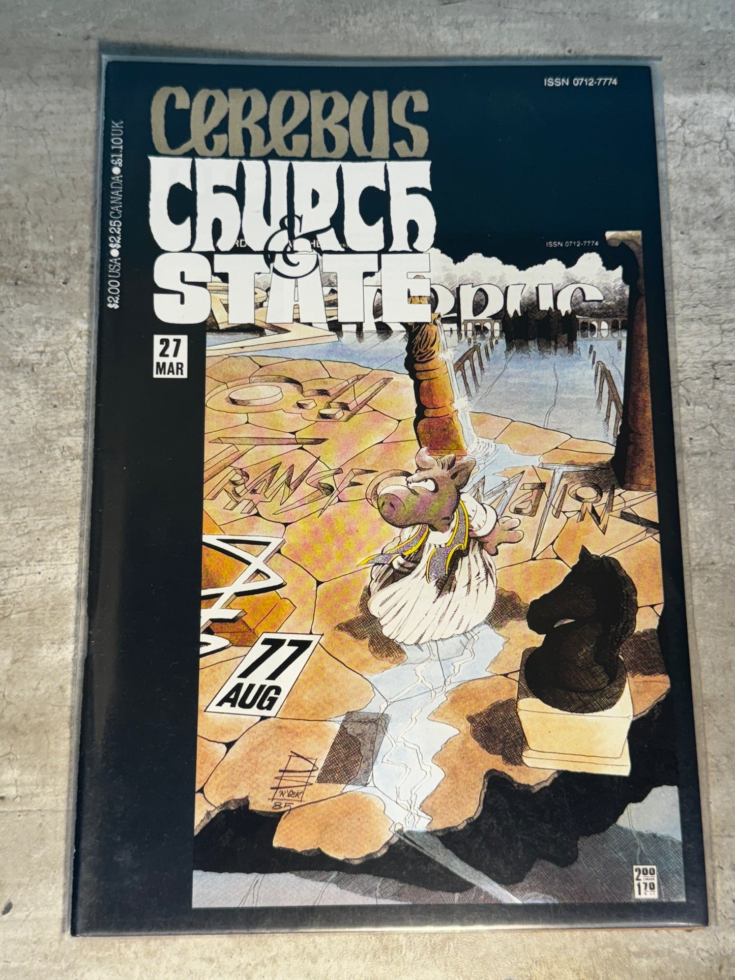 1992 - Aardvark-Vanaheim - Cerebus: Church & State #27 - NM- - English 1