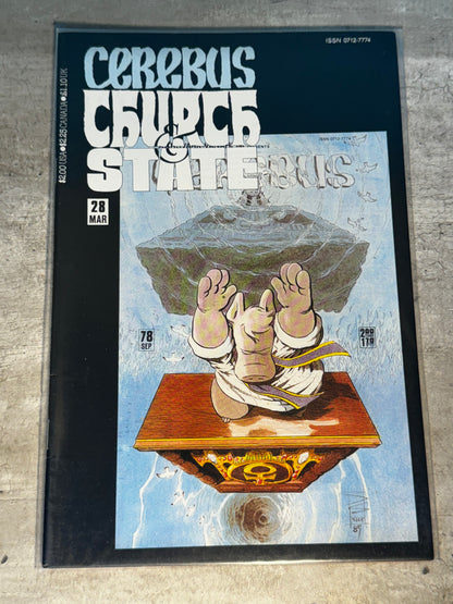 1992 - Aardvark-Vanaheim - Cerebus: Church & State #28 - NM- - English 1