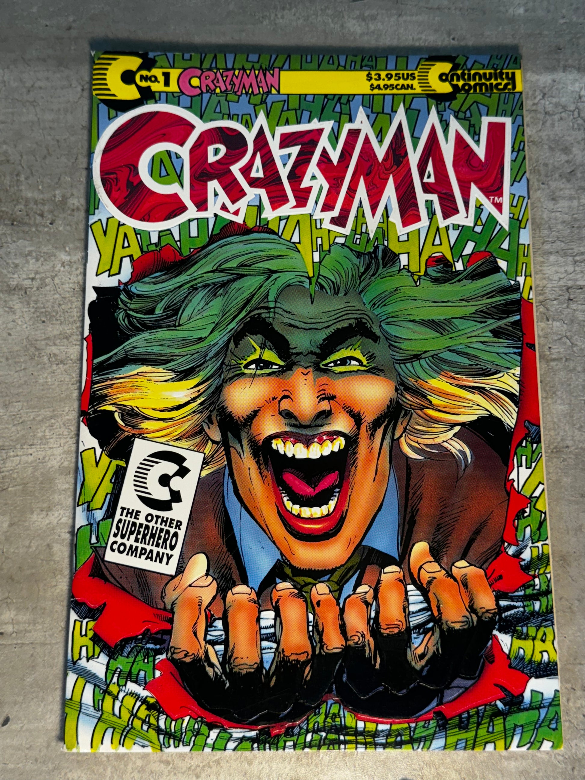 1992 - Continuity Comics - Crazyman, Vol. 1 #1 - VF/NM - English 1