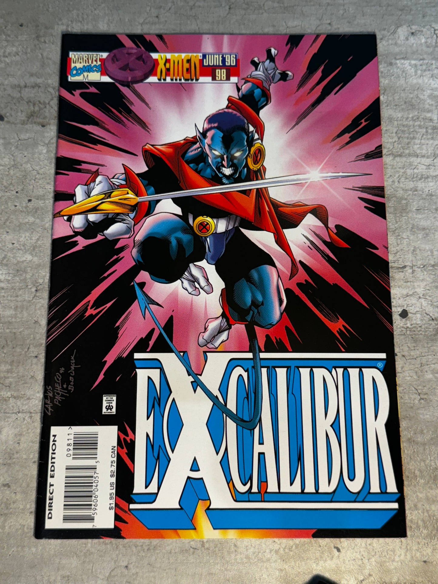 1996 - Marvel Comics - Excalibur, Vol. 1 #98 - NM- - English 1