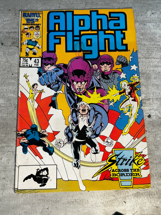 1987 - Marvel Comics - Alpha Flight, Vol. 1 #43 - VF- - English 1