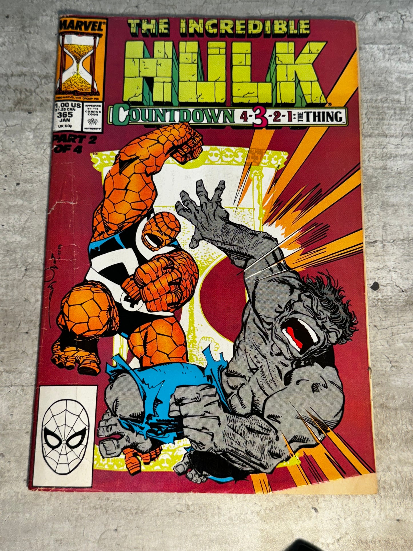 1989 - Marvel Comics - The Incredible Hulk, Vol. 1 #365 - F - English 1