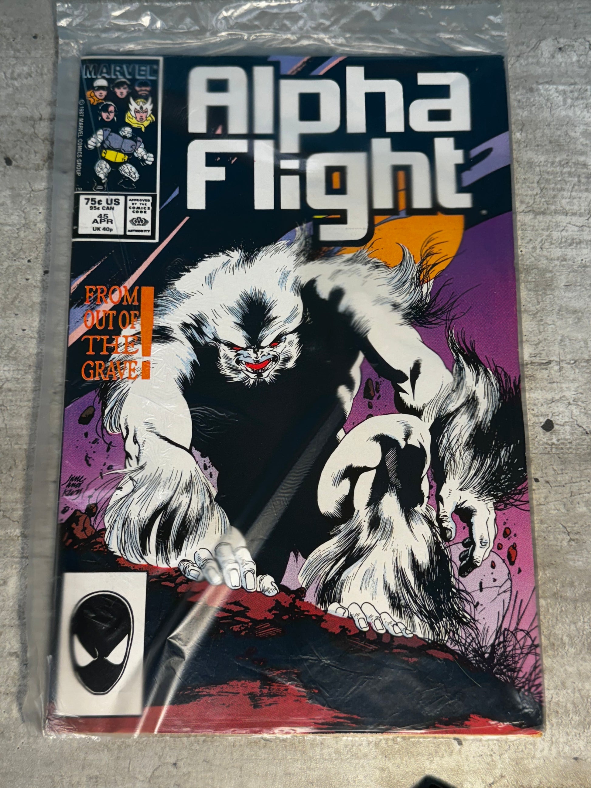 1987 - Marvel Comics - Alpha Flight, Vol. 1 #45 - VF- - English 1