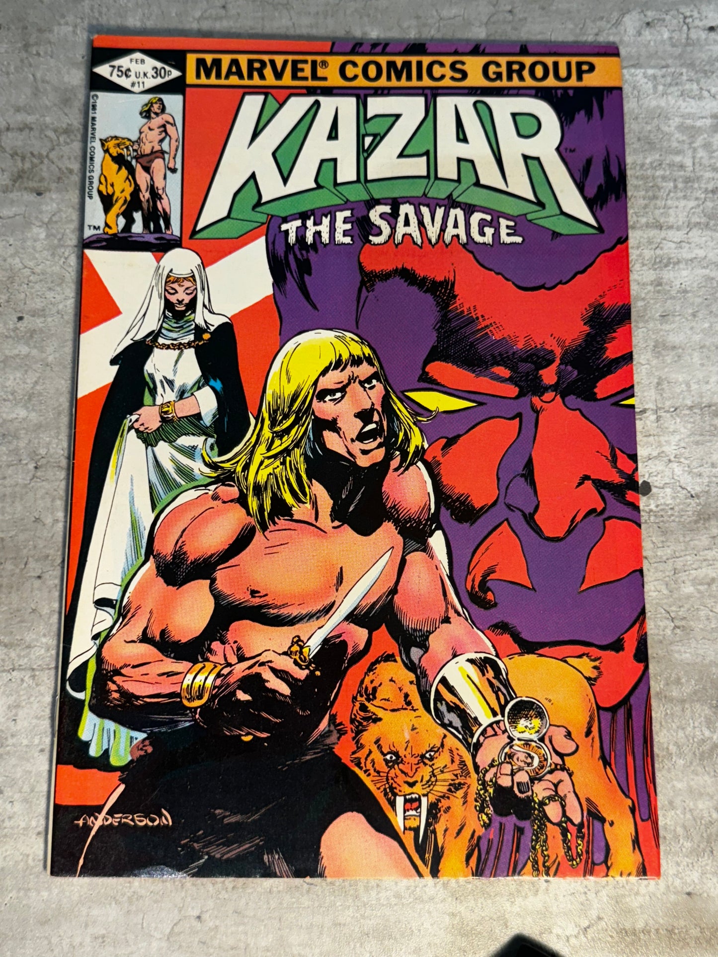 1982 - Marvel Comics - Ka-Zar, Vol. 3 #11 - VF - English 1