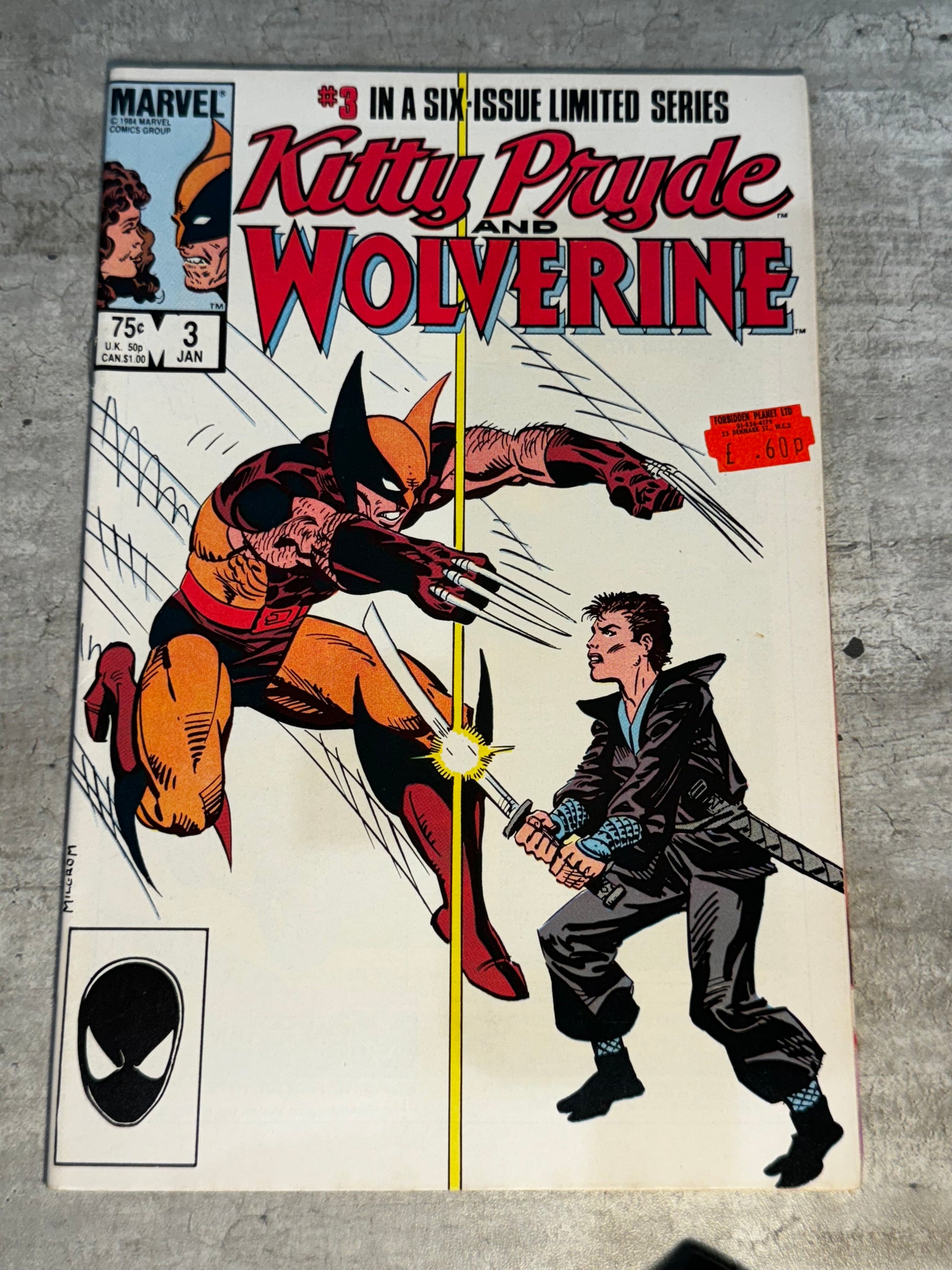 1984 - Marvel Comics - Kitty Pryde and Wolverine #3 - VF - English 1