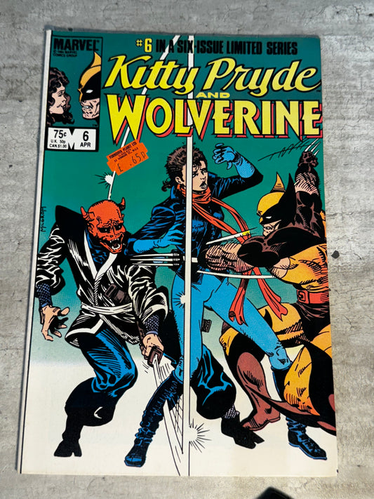 1985 - Marvel Comics - Kitty Pryde and Wolverine #6 - VF - English 1