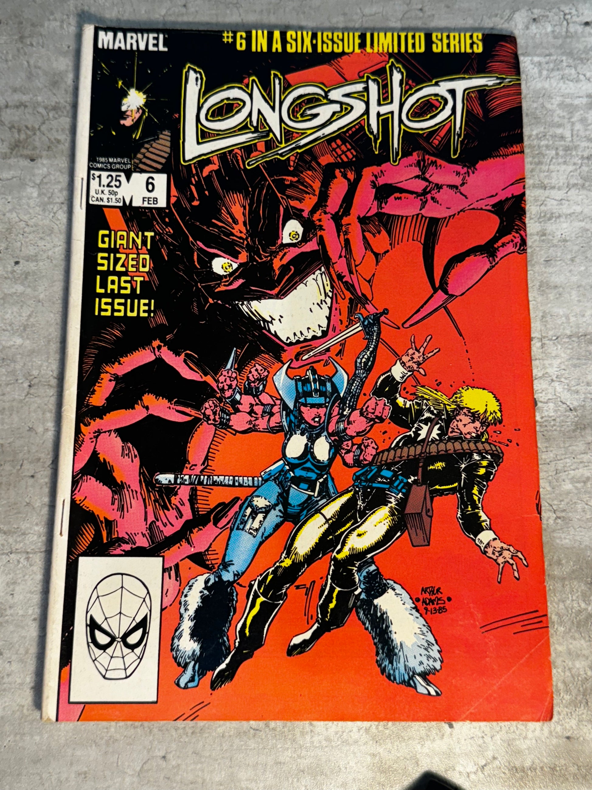 1985 - Marvel Comics - Longshot, Vol. 1 #6 - VF - English 1