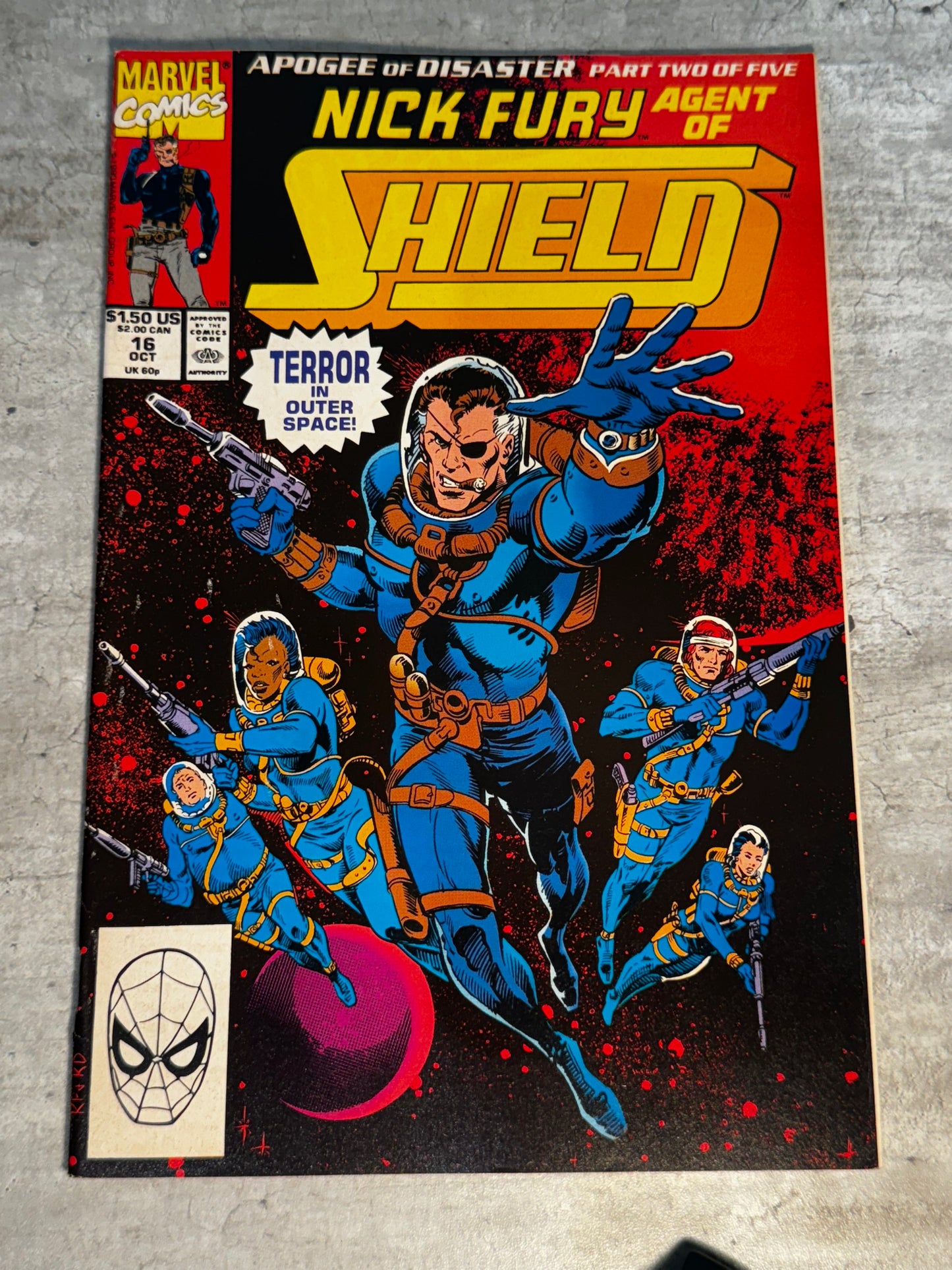 1990 - Marvel Comics - Nick Fury Agent of Shield, Vol. 4 #16 - VF - English 1