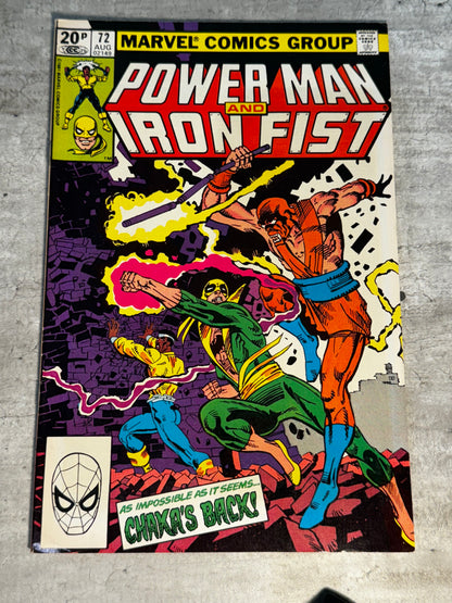 1981 - Marvel Comics - Power Man And Iron Fist, Vol. 1 #72 - F/VF - English 1