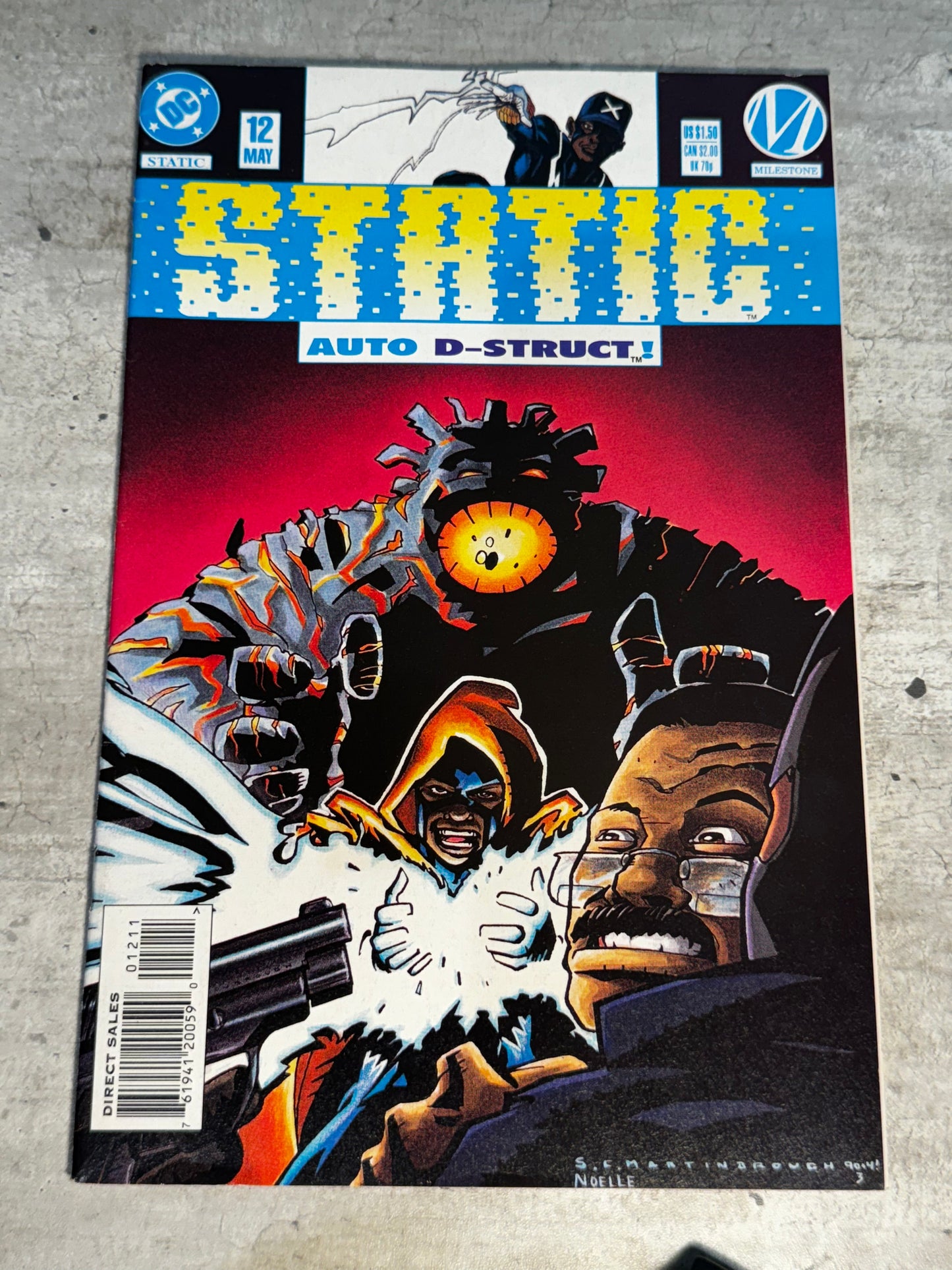 1994 - DC Comics - Static #12 - VF+ - English 1