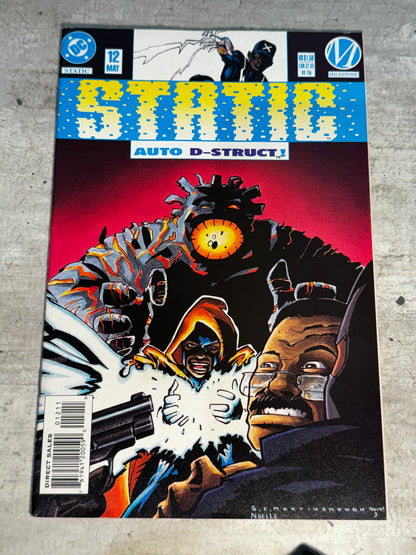 1994 - DC Comics - Static #12 - VF+ - English 1