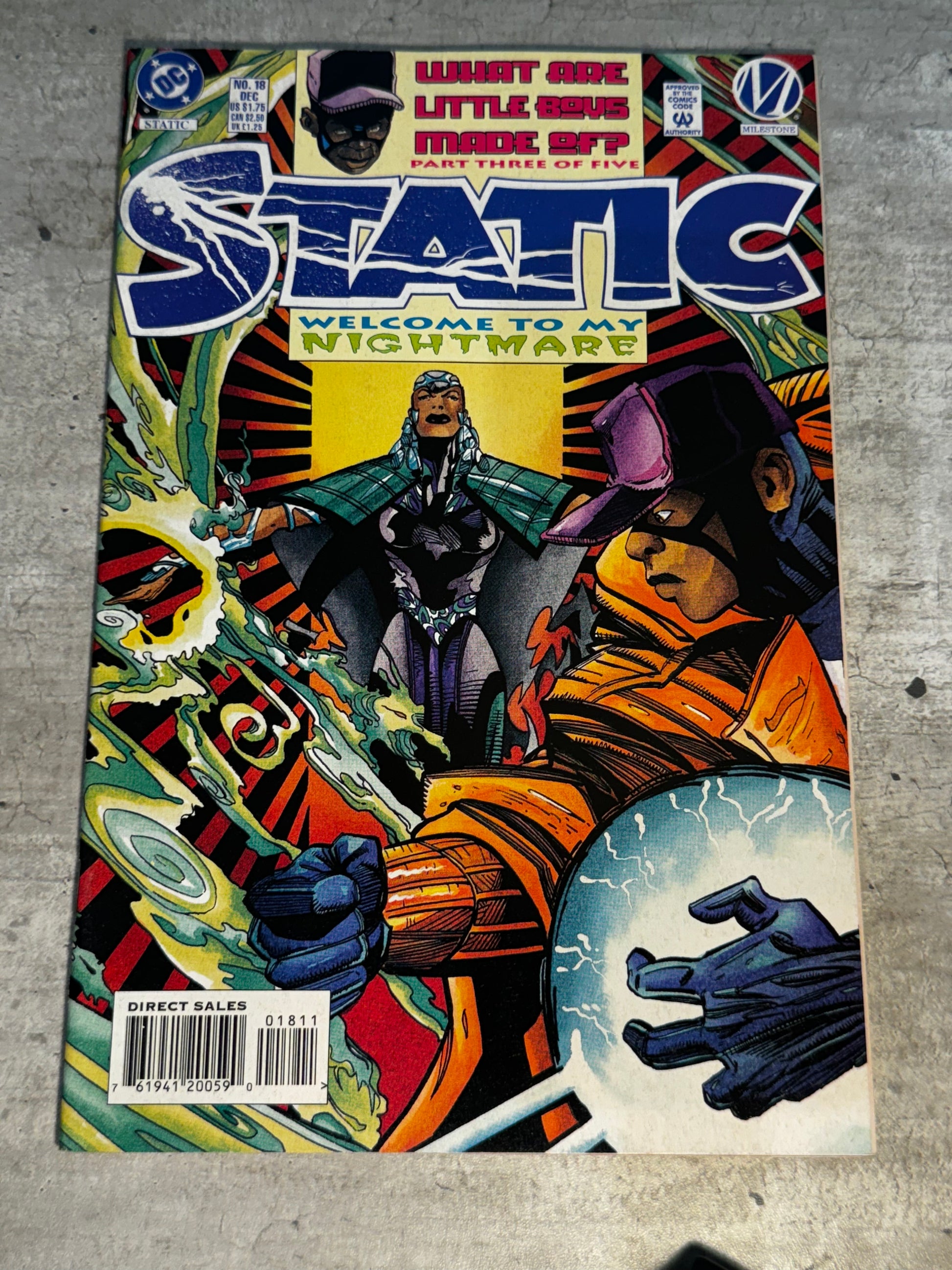 1994 - DC Comics - Static #18 - VF+ - English 1