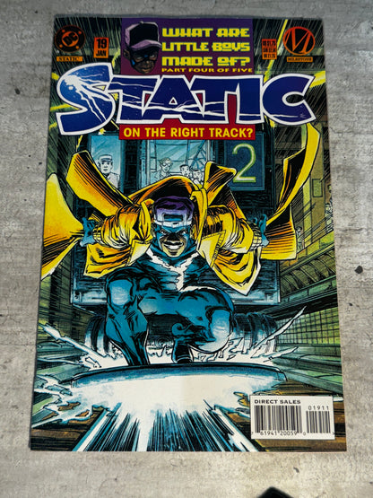 1995 - DC Comics - Static #19 - VF+ - English 1