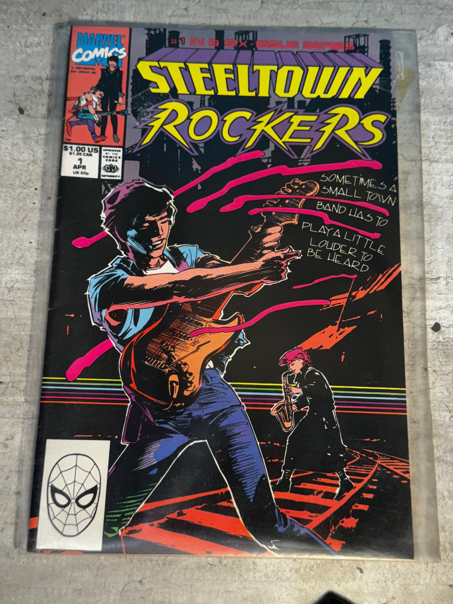 1990 - Marvel Comics - Steeltown Rockers #1 - VF - English 1