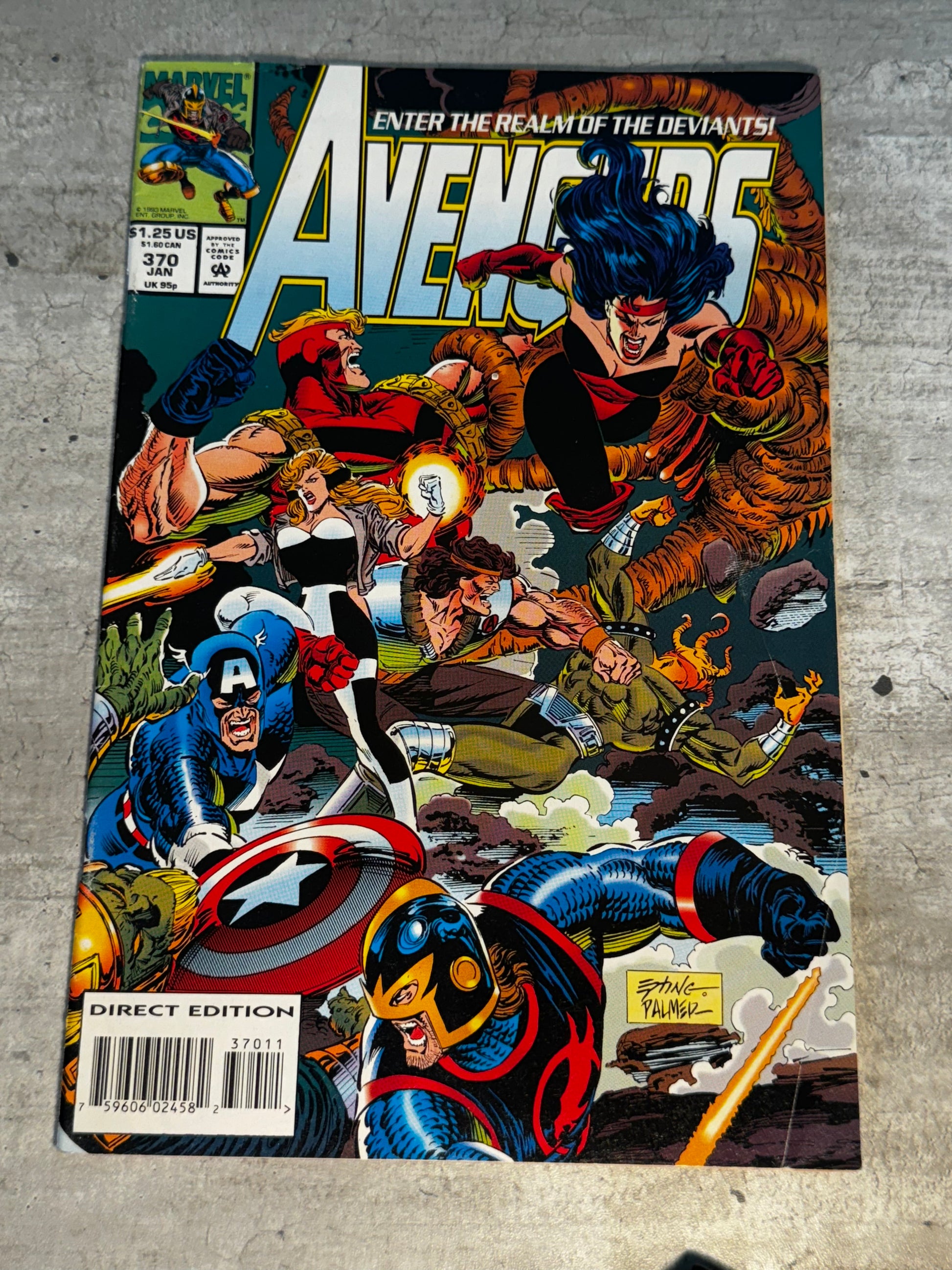 1993 - Marvel Comics - The Avengers, Vol. 1 #370 - VF - English 1