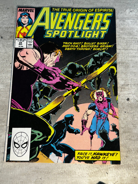 1989 - Marvel Comics - Avengers: Spotlight, Vol. 1 #24 - VF- - English 1