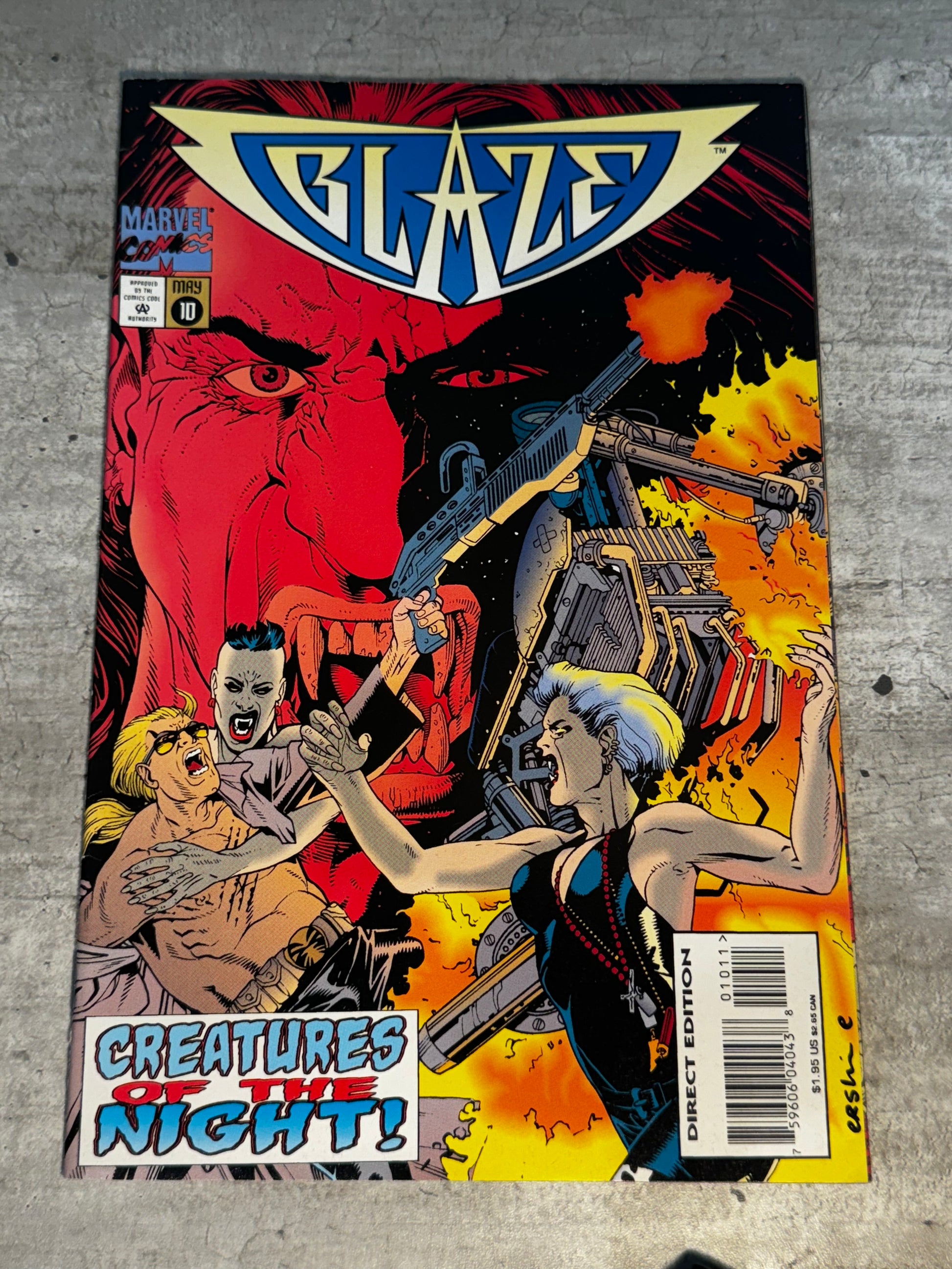 1995 - Marvel Comics - Blaze #10 - VF - English 1