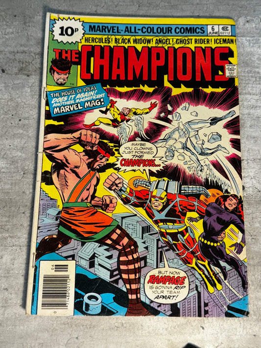 1976 - Marvel Comics - Champions, Vol. 1 (Marvel) #6 - F - English 1