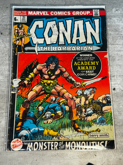 1972 - Marvel Comics - Conan the Barbarian, Vol. 1 #21 - F - English 1