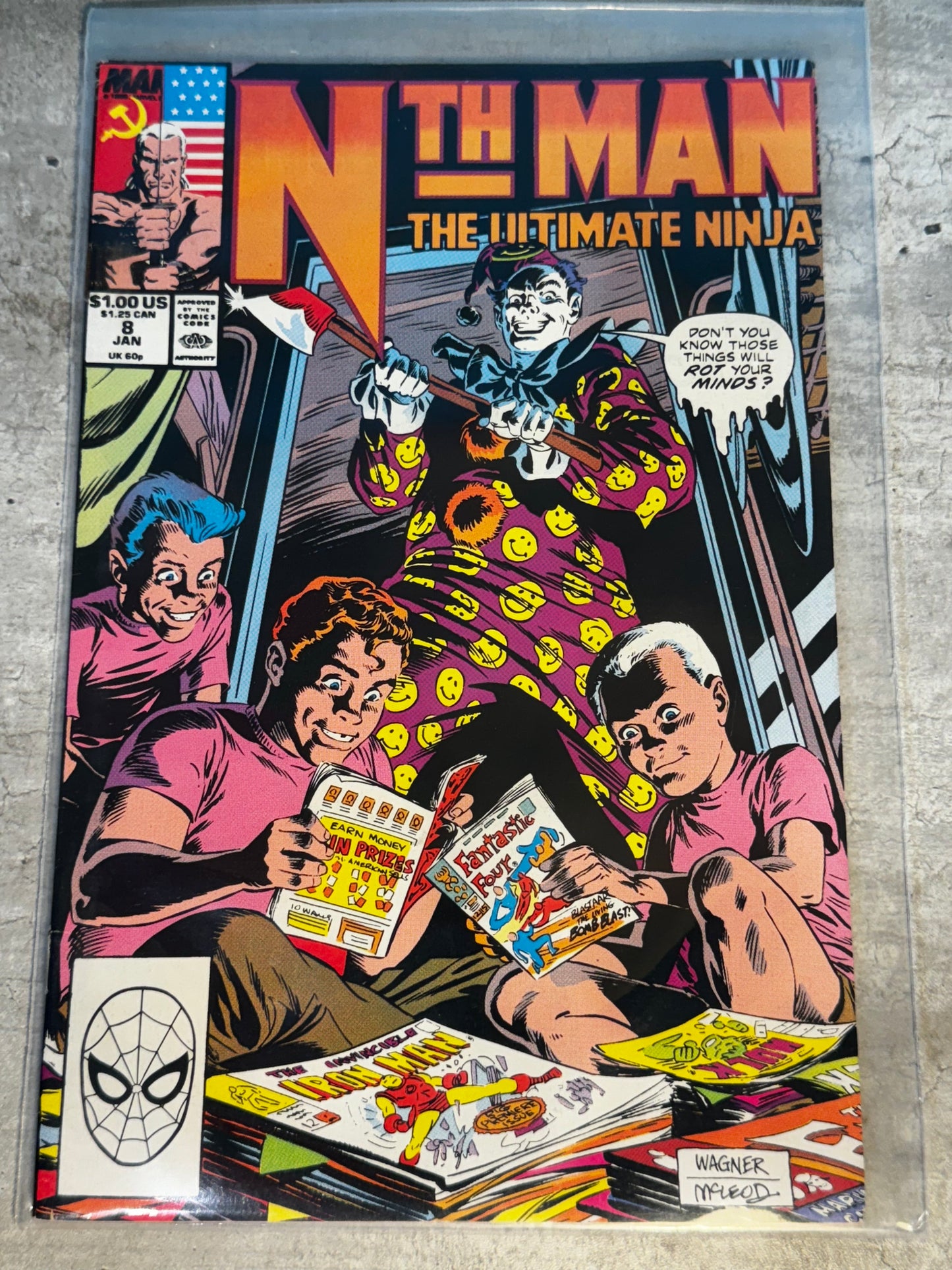 1990 - Marvel Comics - Nth Man #8 - VF+ - English 1