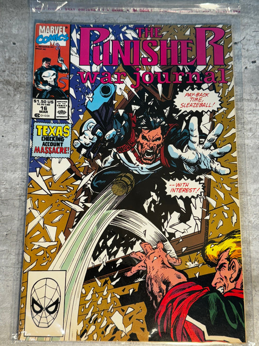 1990 - Marvel Comics - Punisher War Journal, Vol. 1 #16 - VF+ - English 1