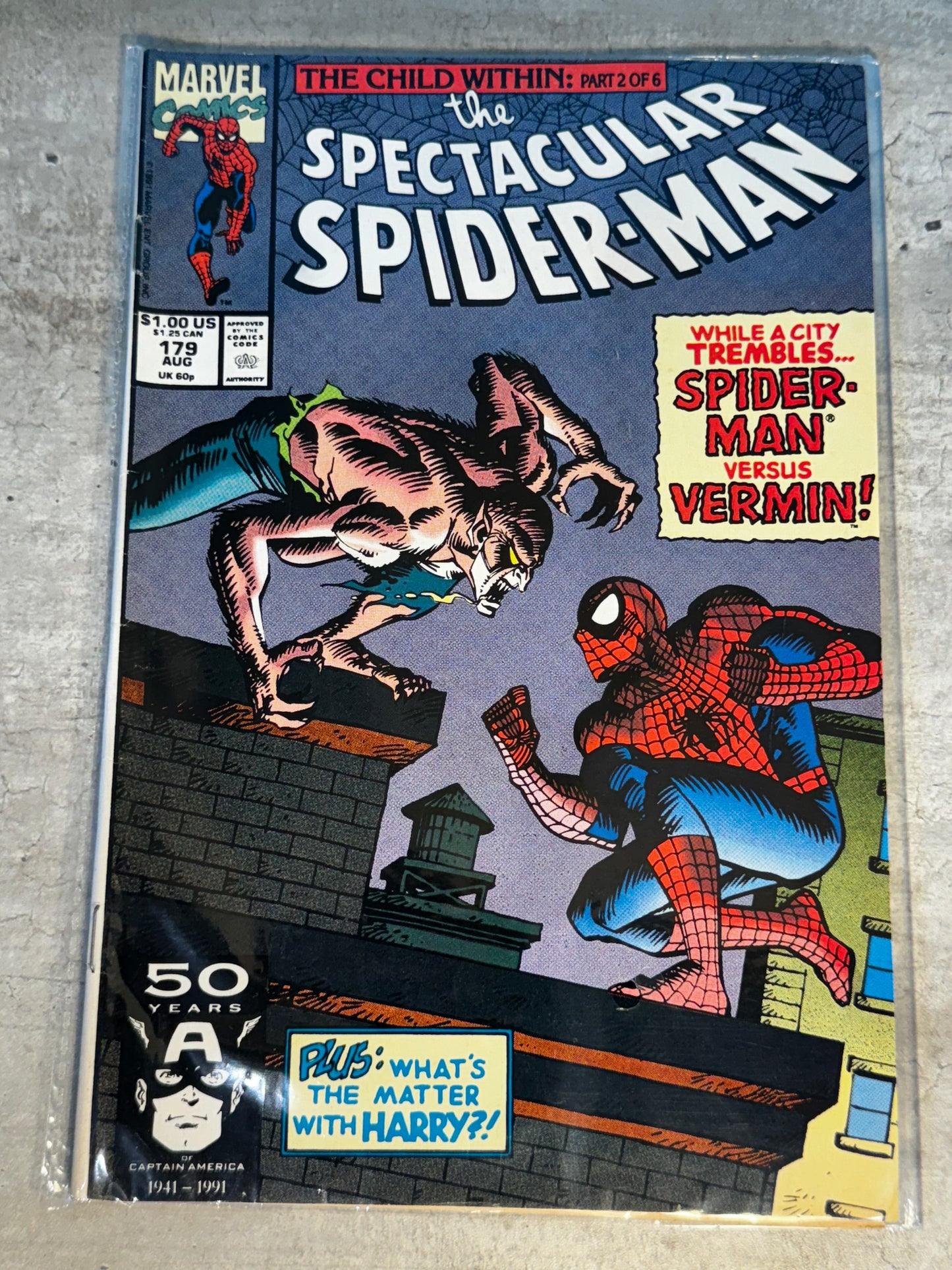 1991 - Marvel Comics - The Spectacular Spider-Man, Vol. 1 #179 - VF - English 1