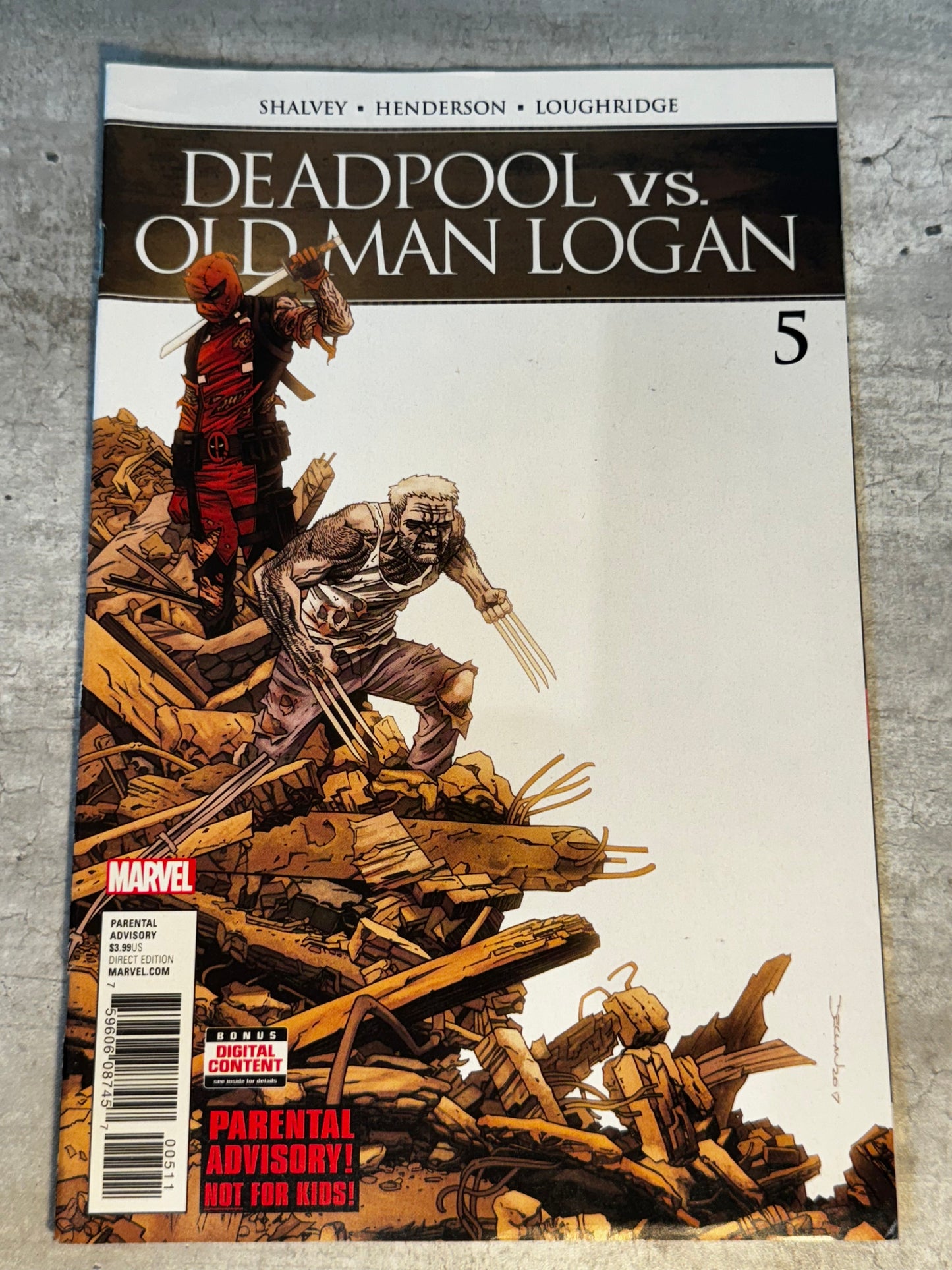 2018 - Marvel Comics - Deadpool vs. Old Man Logan #5 - VF/NM - English 1