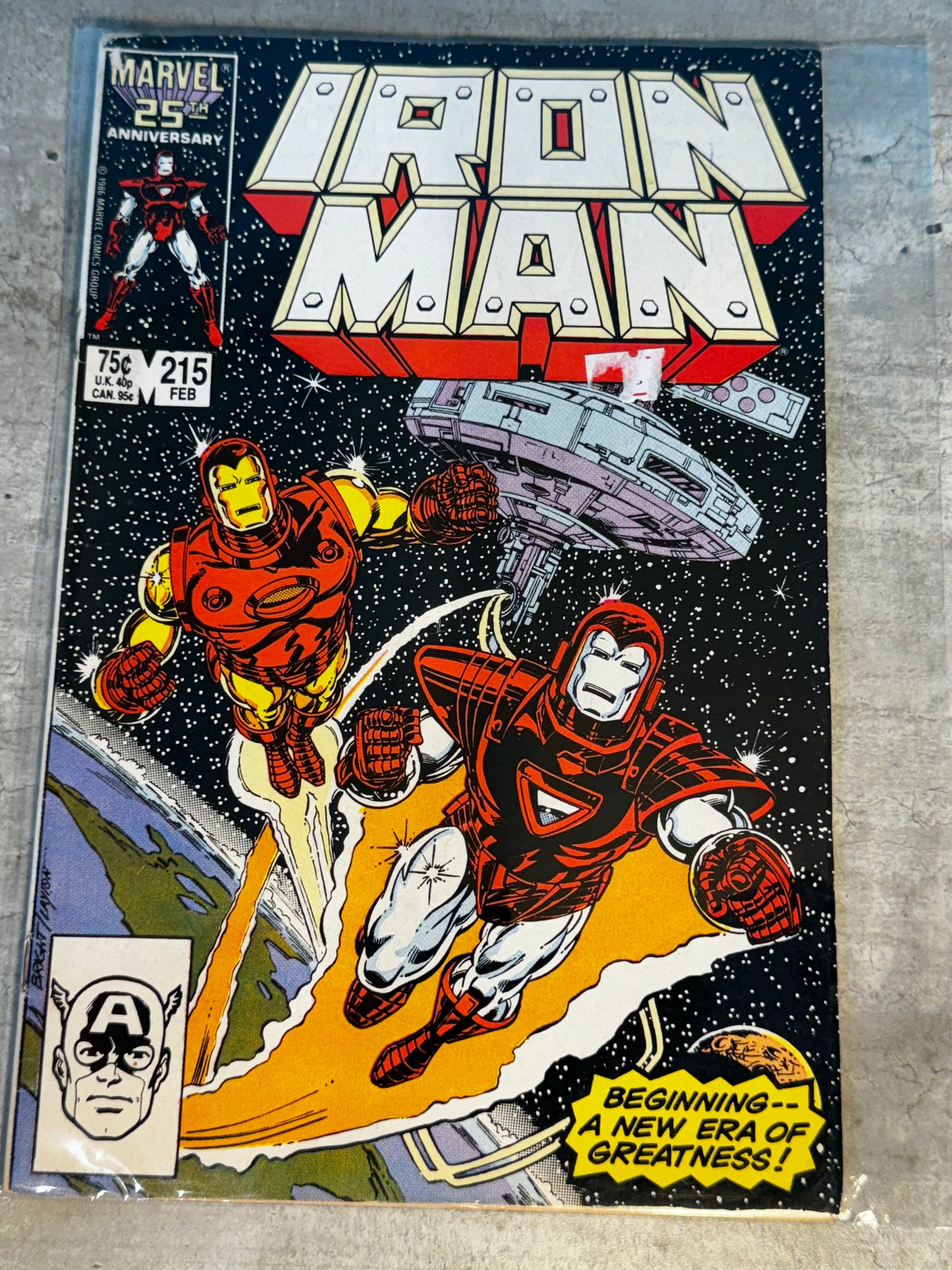 1986 - Marvel Comics - Iron Man, Vol. 1 #215 - VF+ - English 1