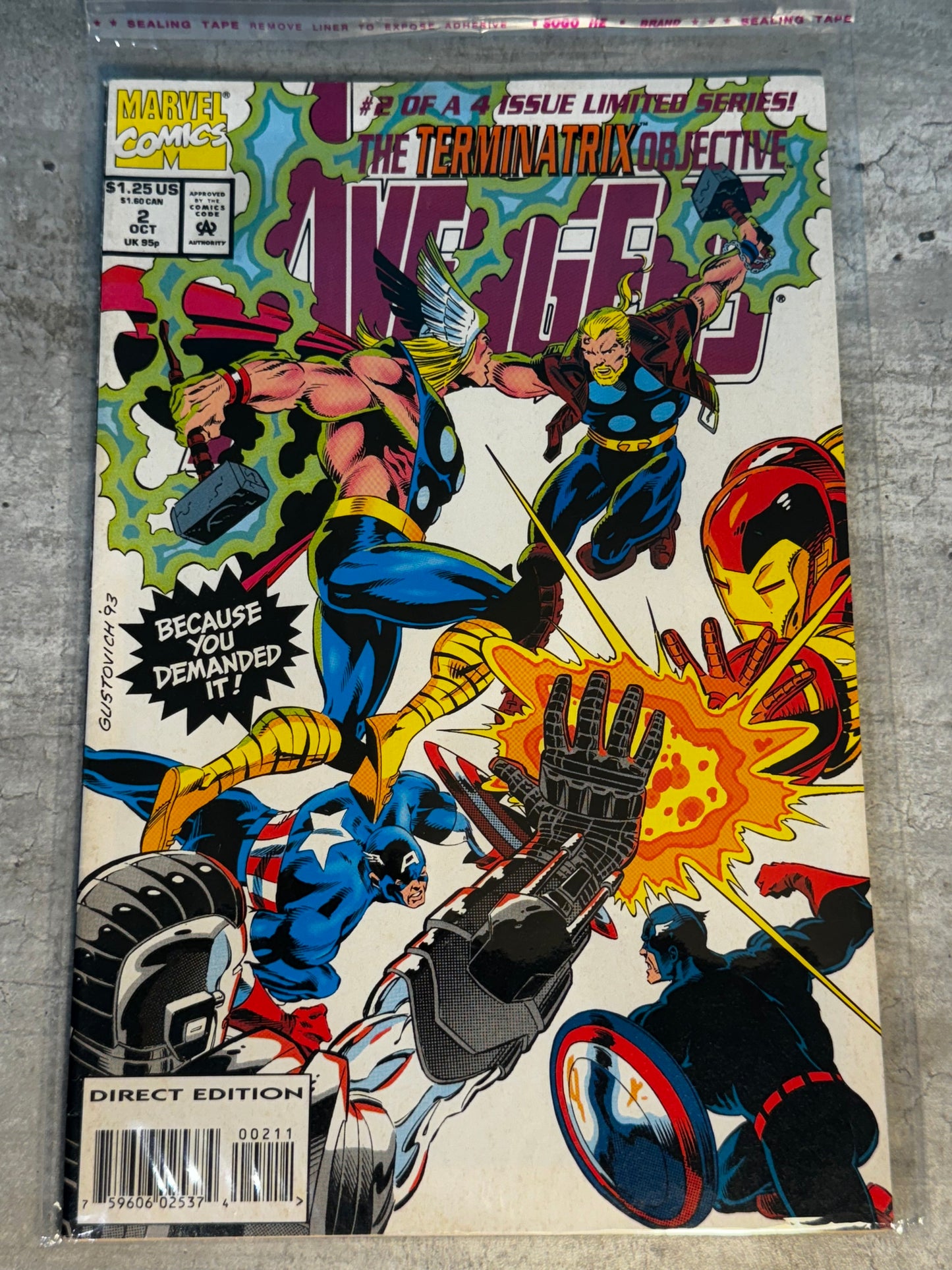 1993 - Marvel Comics - The Avengers: The Terminatrix Objective #2 - NM- 1