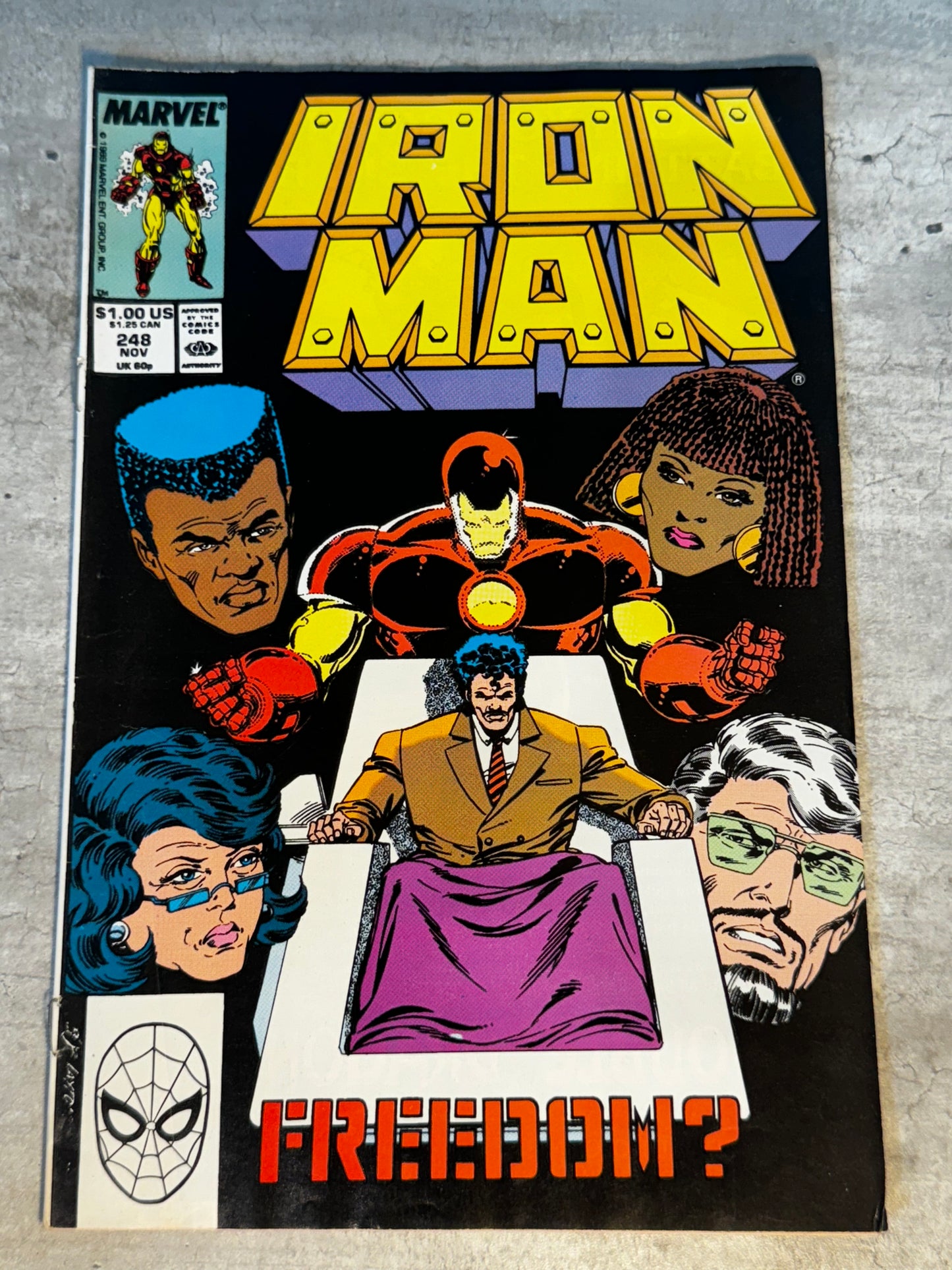 1989 - Marvel Comics - Iron Man, Vol. 1 #248 - VF+ - English 1