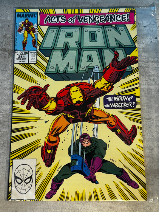 1989 - Marvel Comics - Iron Man, Vol. 1 #251 - VF+ - English 1