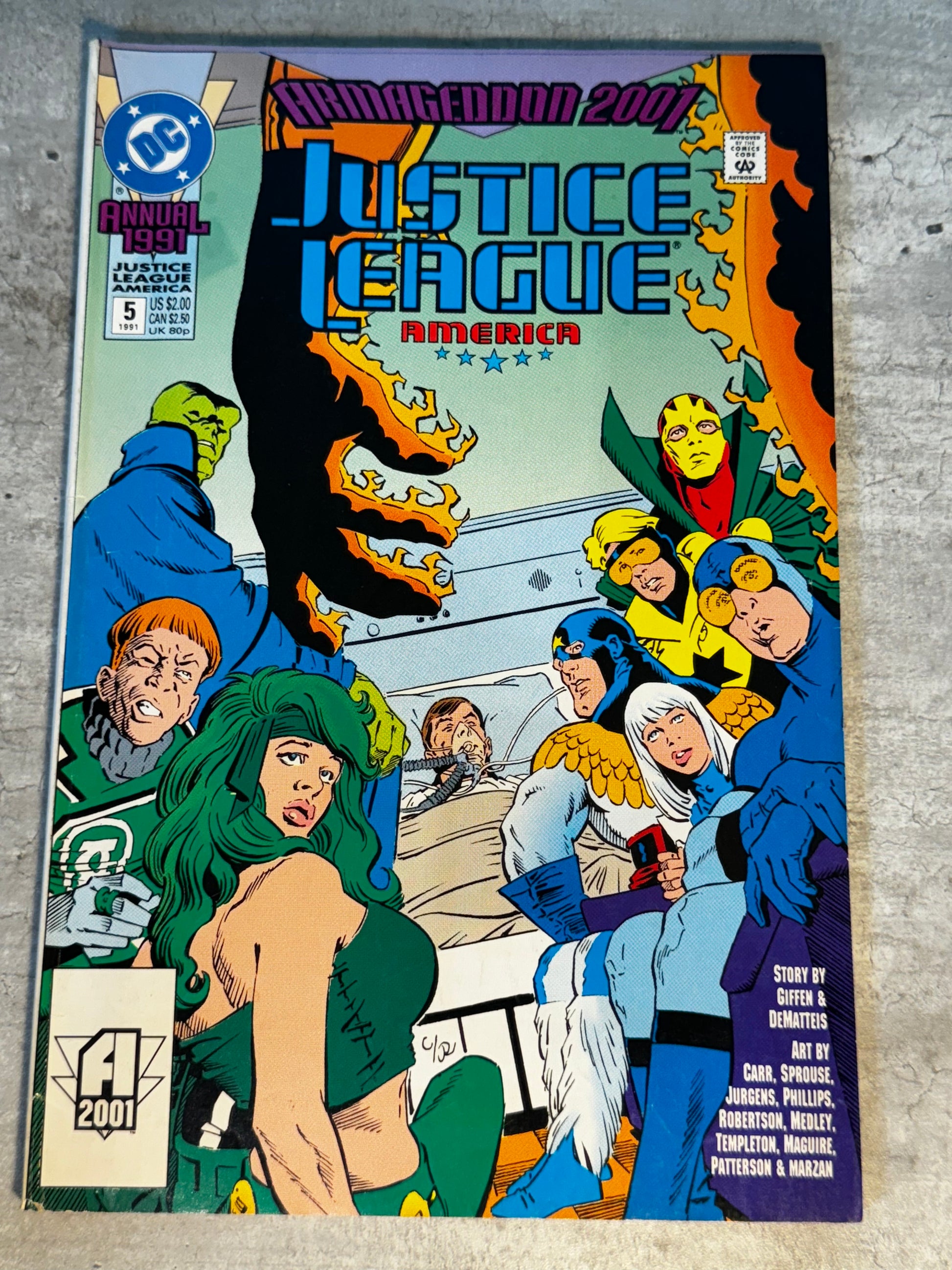 1991 - DC Comics - Justice League / International / America Annual #5 - VF+ 1