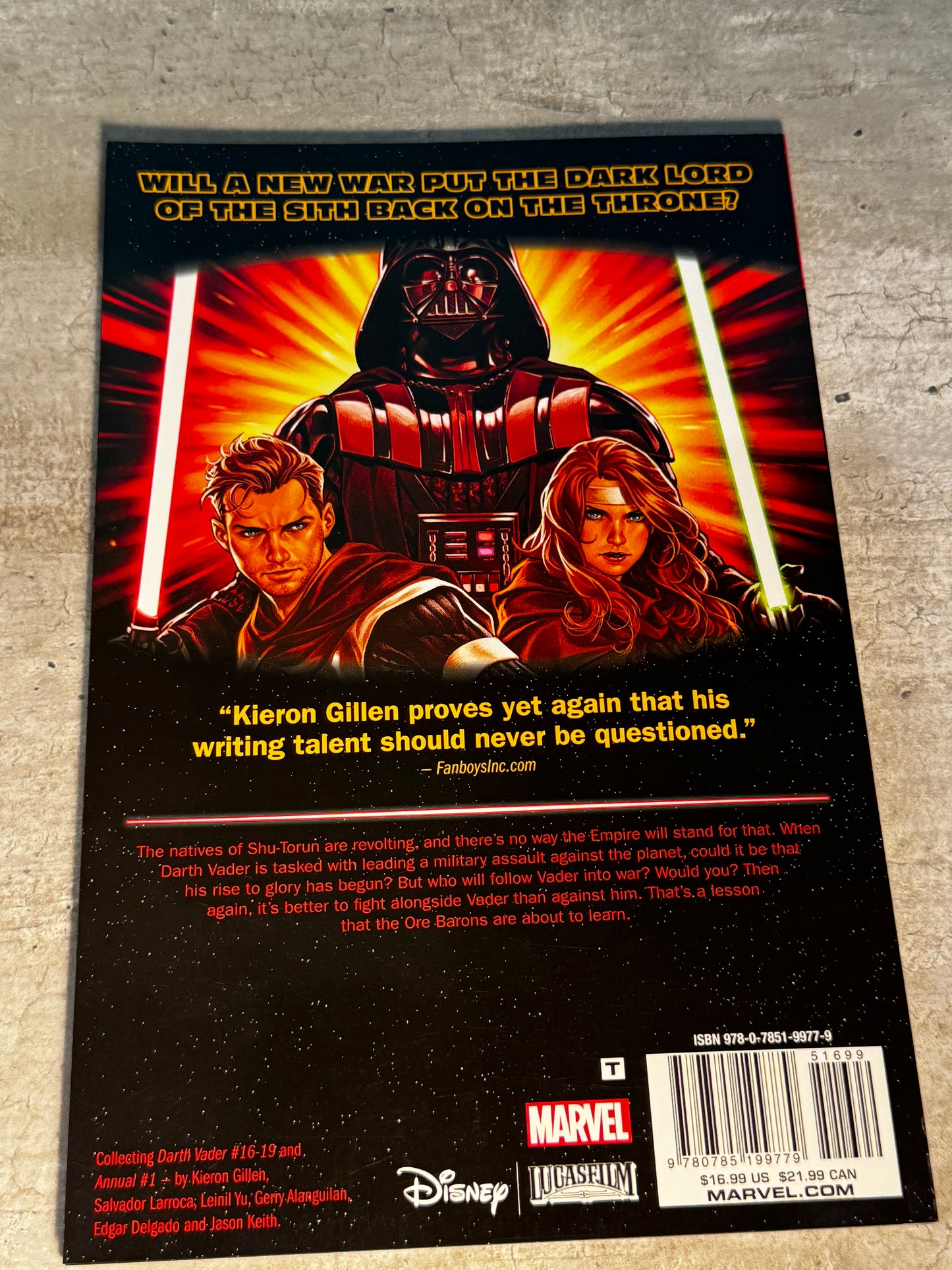 2016 - Marvel Comics - Star Wars: Darth Vader, Vol. 1 TP #3 - NM/M