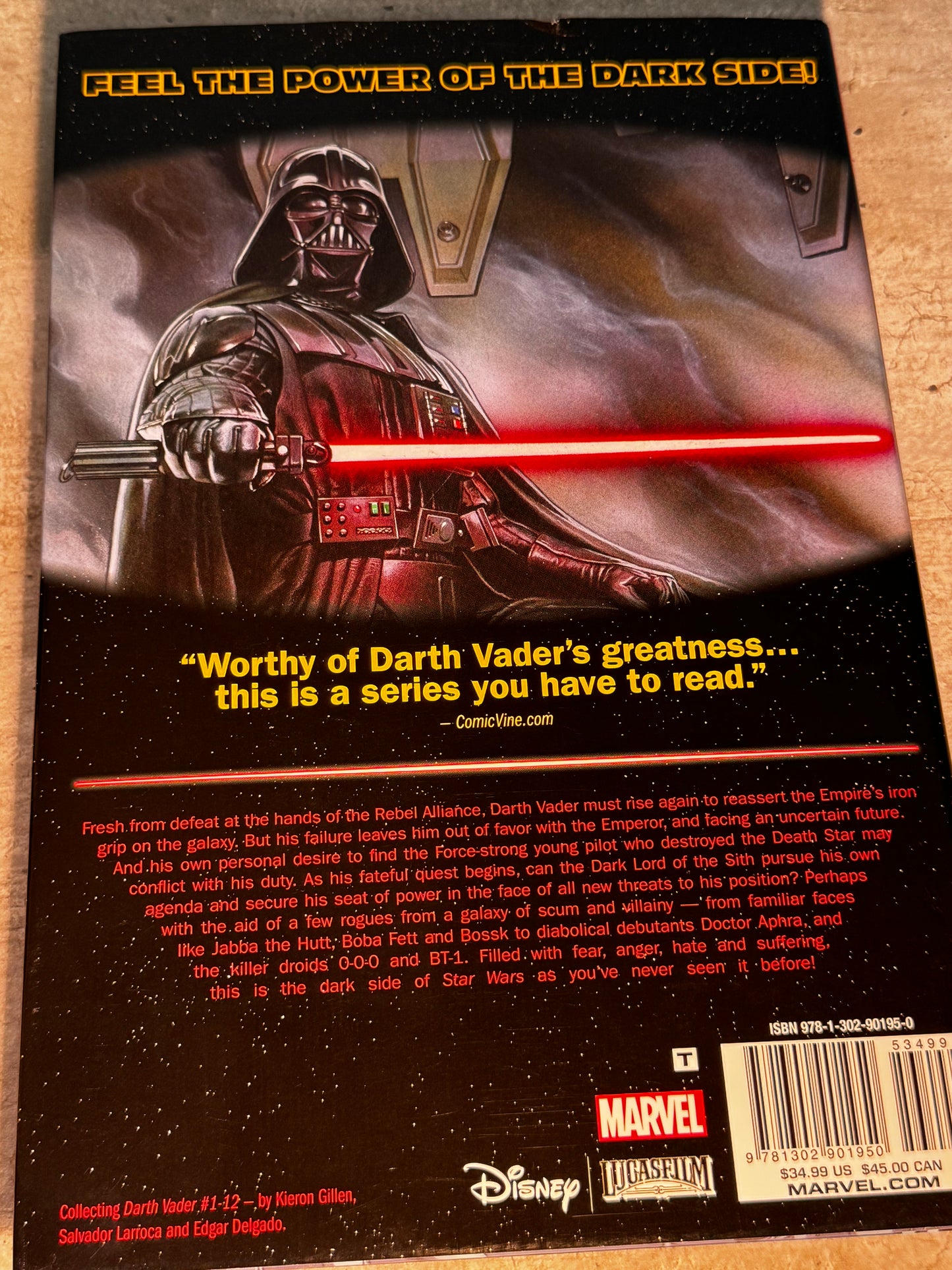 2016 - Marvel Comics - Star Wars: Darth Vader HC #1 - NM/M - English