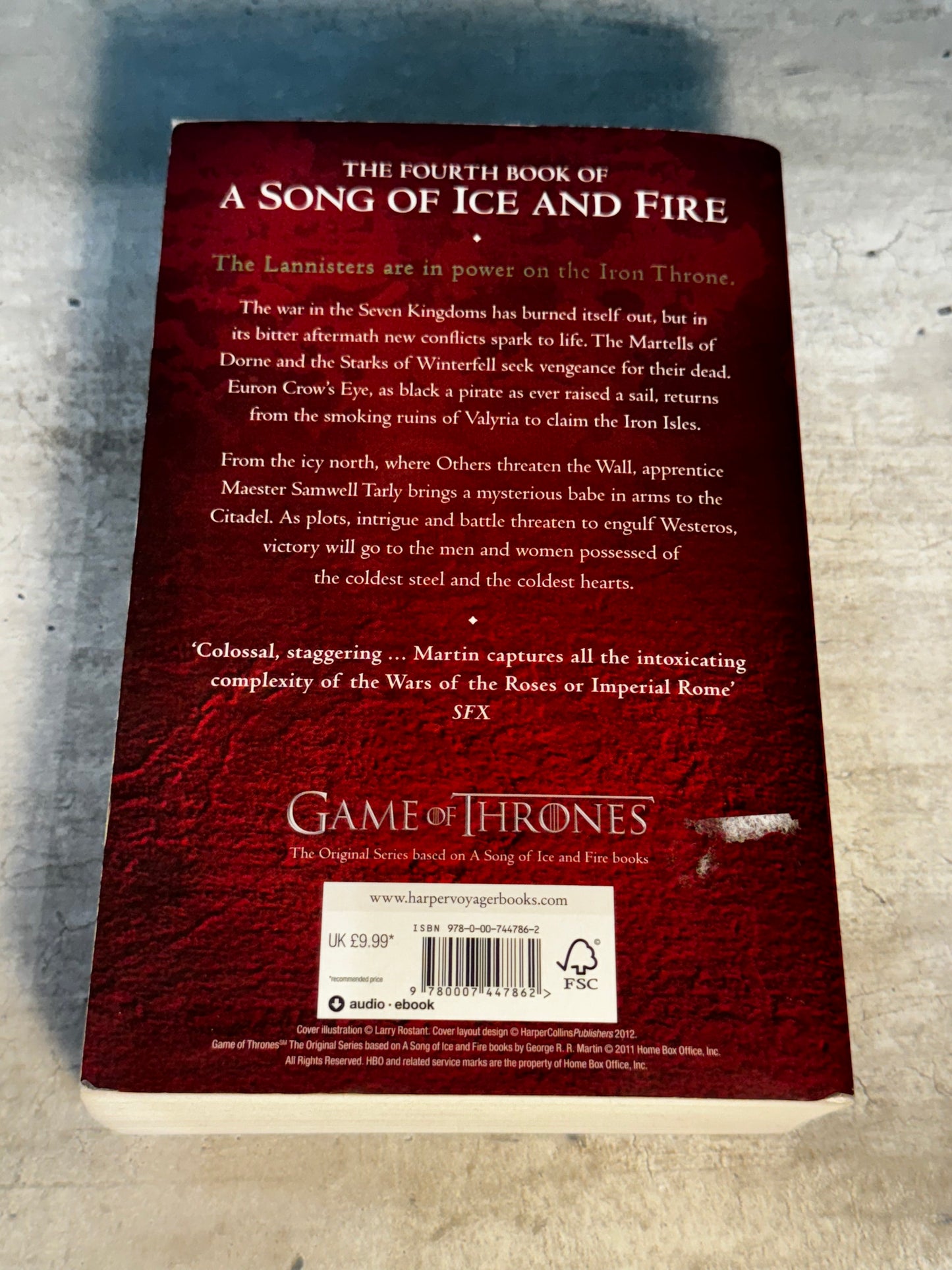 2011 - Harper Voyager - Game Of Thrones #4 - F/VF - English