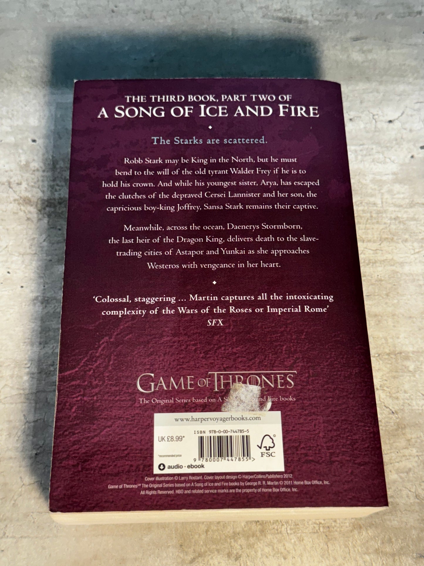 2013 - Harper Voyager - Game Of Thrones #3 - F/VF - English