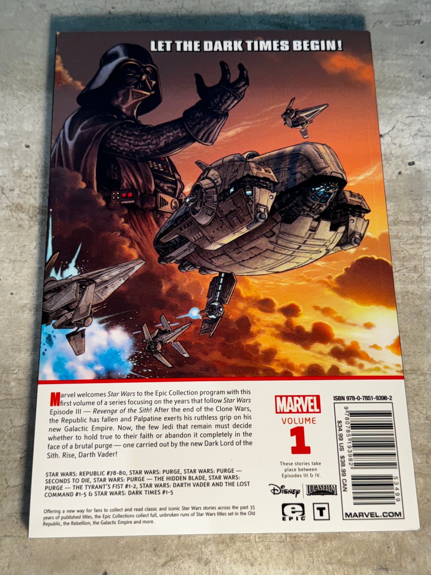 2015 - Marvel - Star Wars Legends Epic Collection: The Empire TP #1 - NM/M