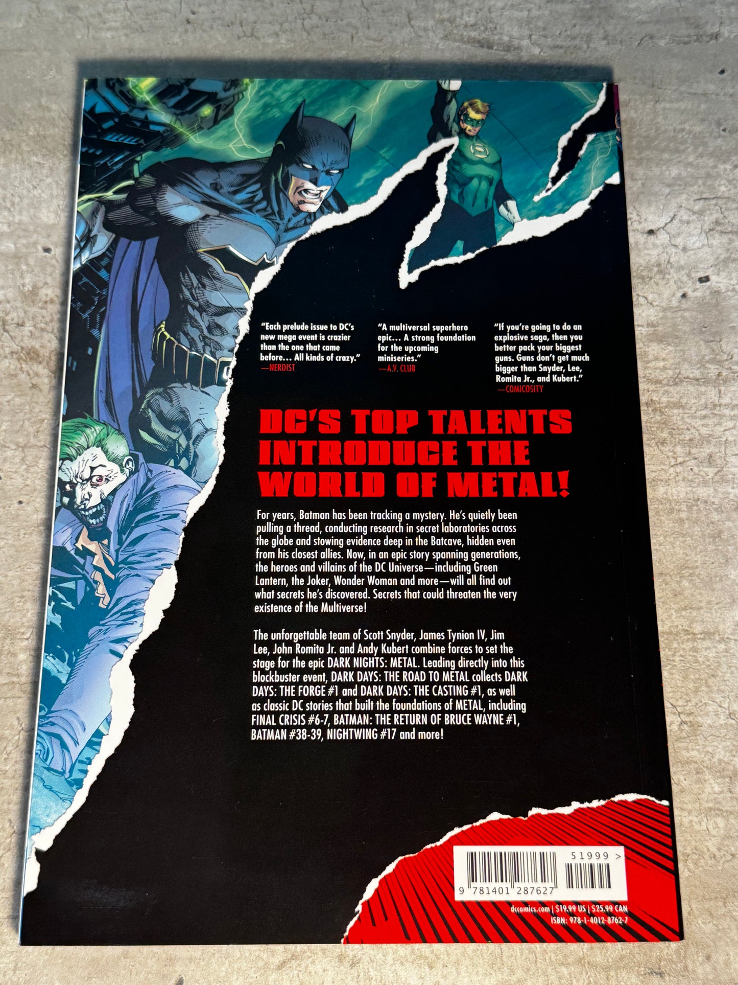 2019 - DC Comics - Dark Days: The Road To Metal # - NM/M - English