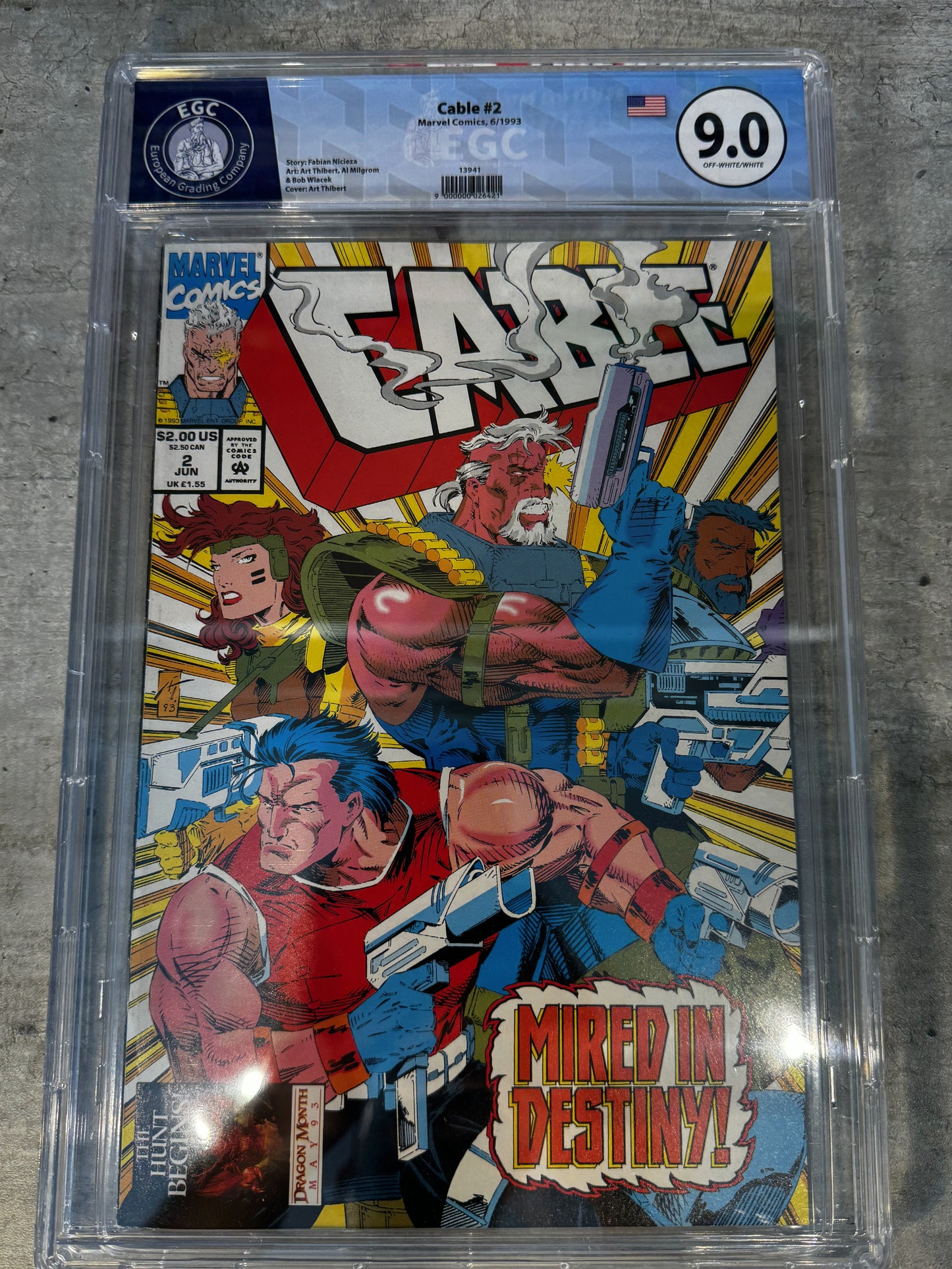 1993 - Marvel Comics - Cable, Vol. 1 #2 - VF/NM - English 1