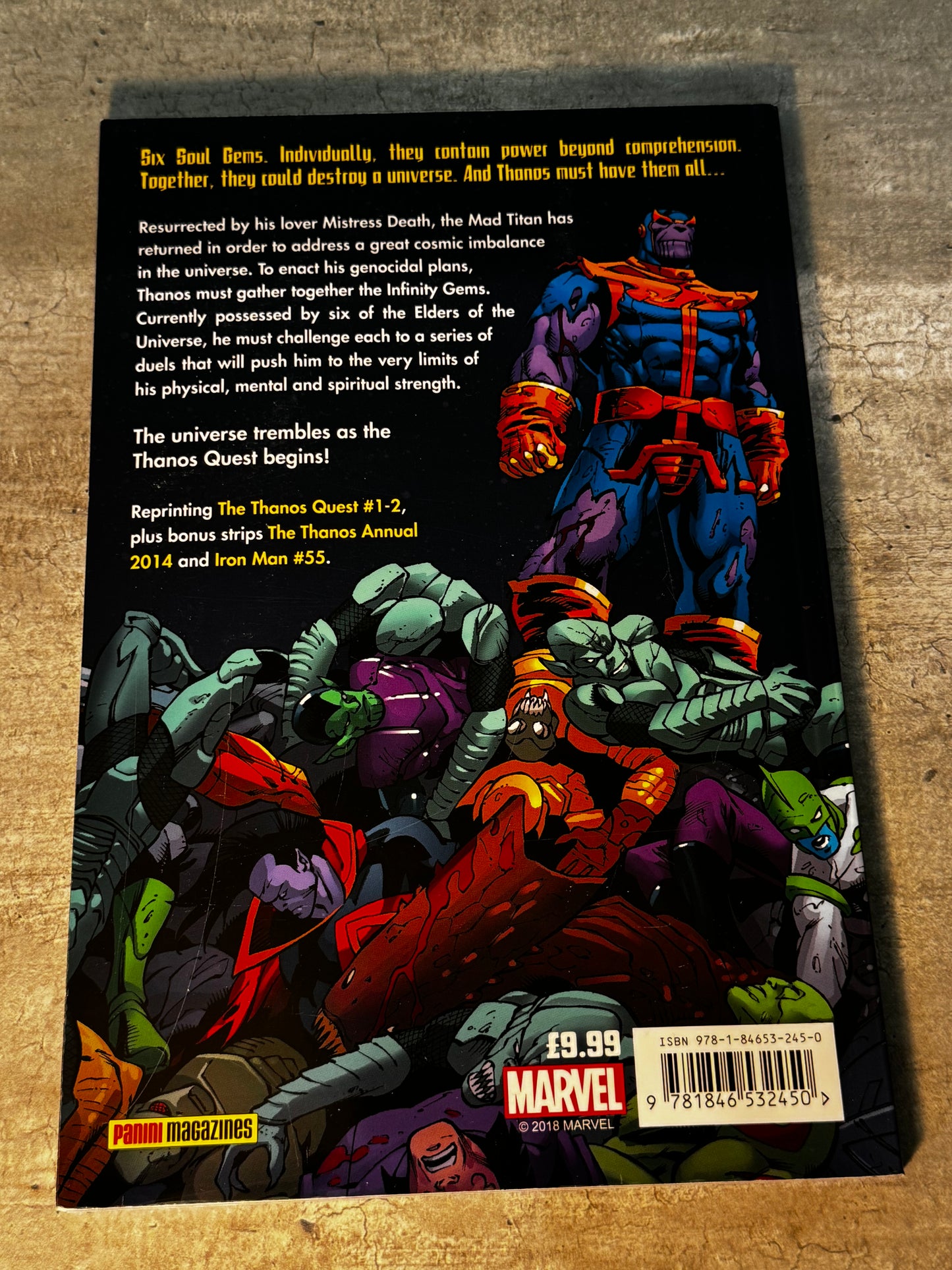 2018 - Marvel - Thanos Quest - Graphic Novel - NM+ - English