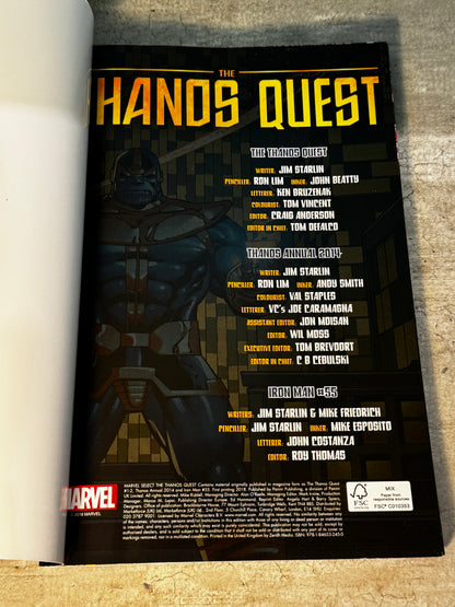 2018 - Marvel - Thanos Quest - Graphic Novel - NM+ - English