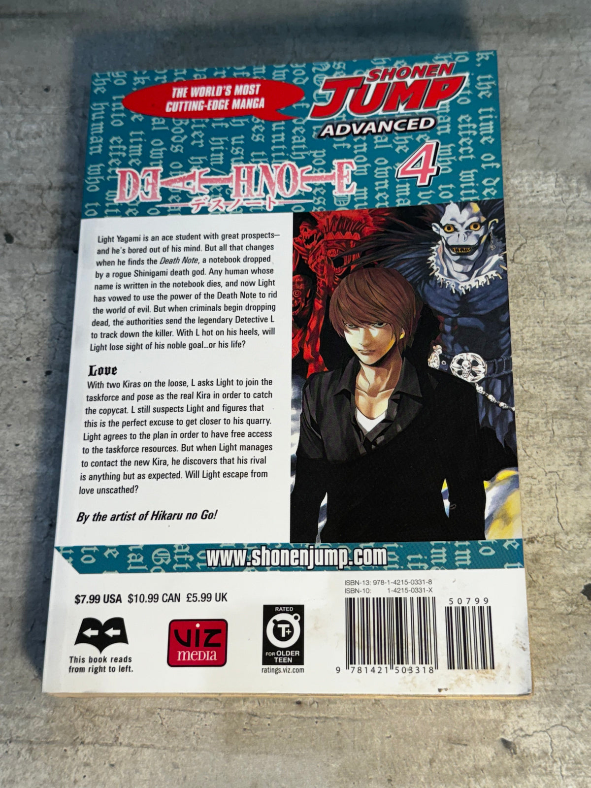 Dead Note Comics 2007 - Viz Comics - Death Note TP #4 - VF - English – Siomic Comics
