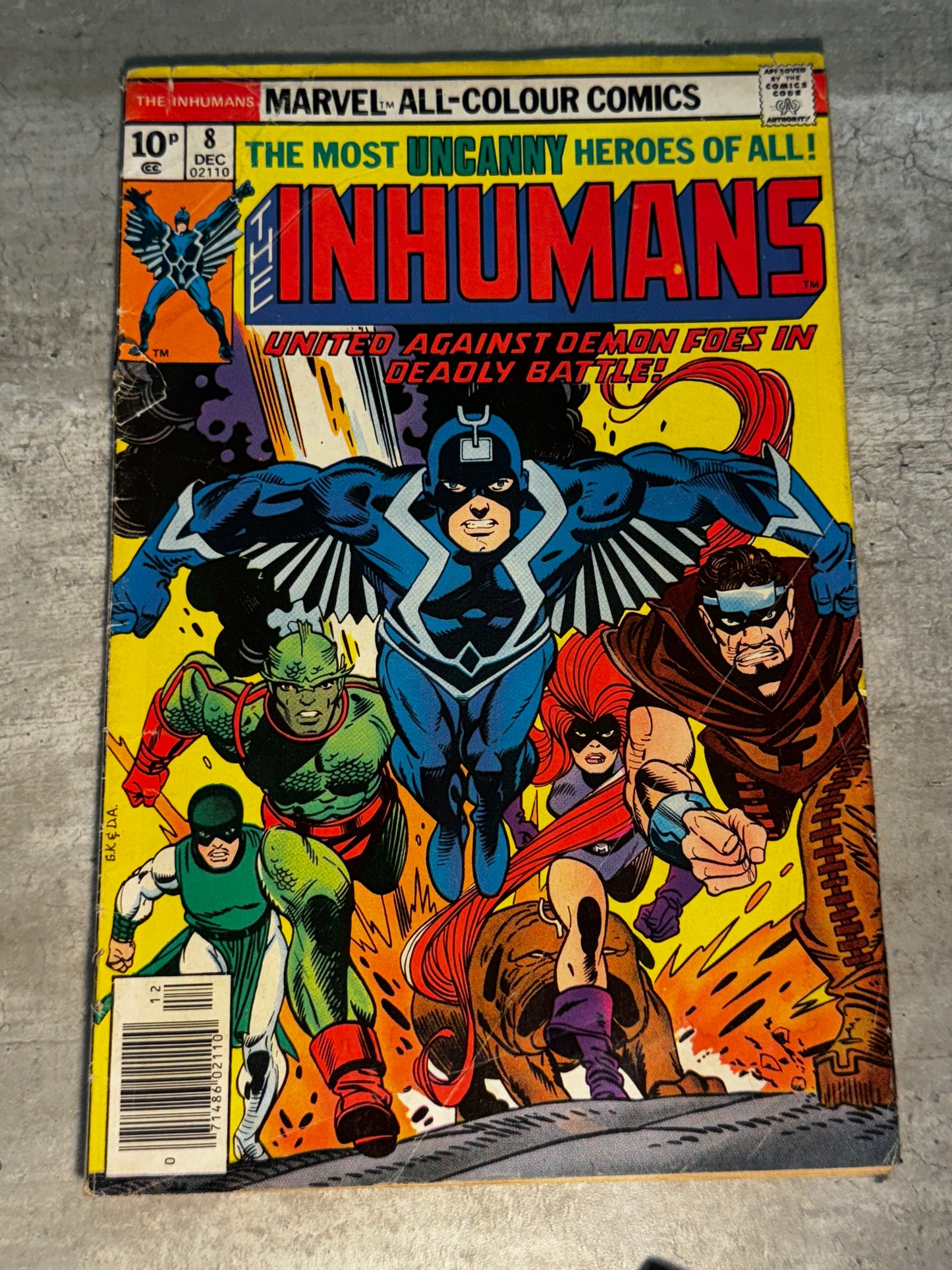 1976 - Marvel Comics - Inhumans, Vol. 1 #8 - F - English 1