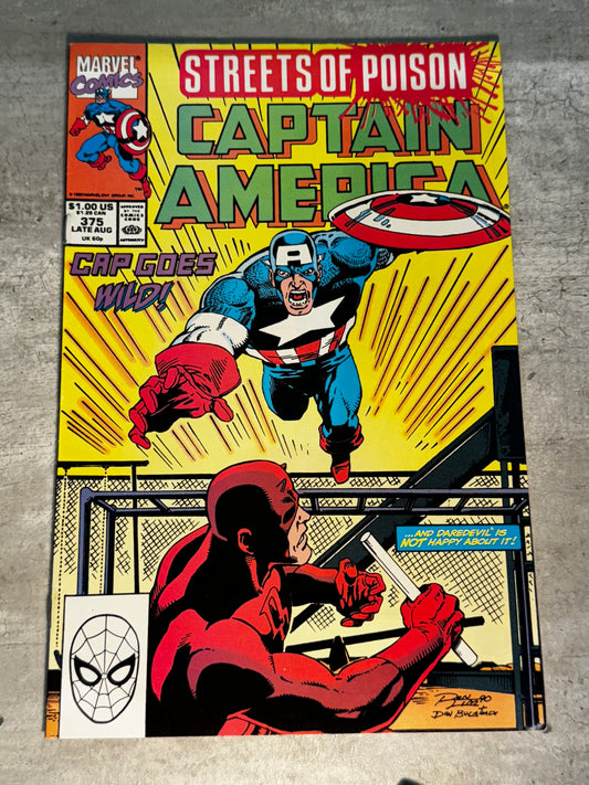 1990 - Marvel Comics - Captain America, Vol. 1 #375 - VF - English 1